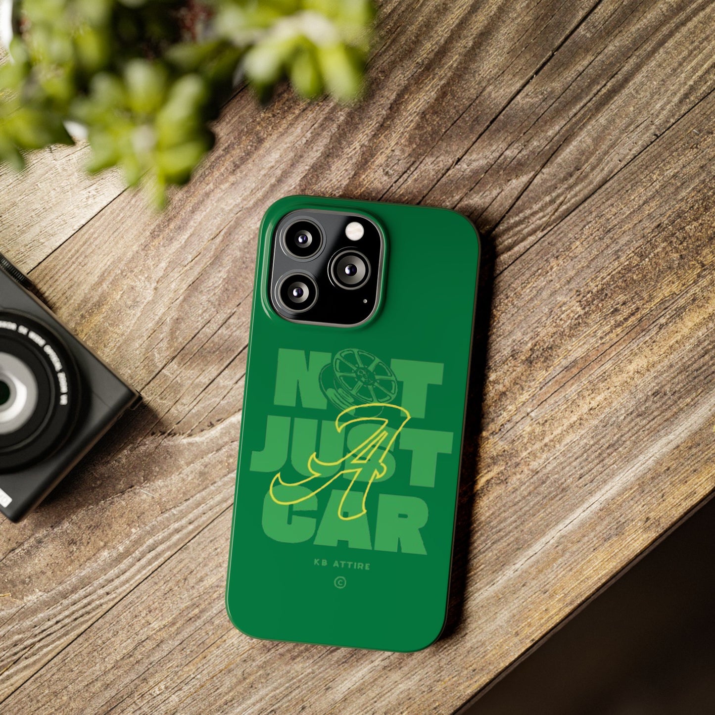 Not Just A Car Slim IPhone Cases (Green)
