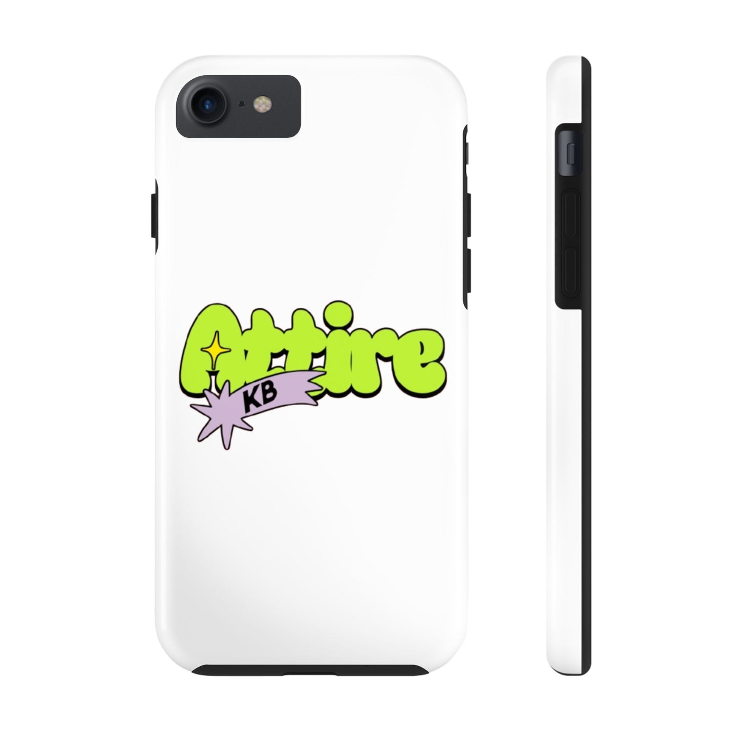KB Attire Cartoon Phone Case (White)