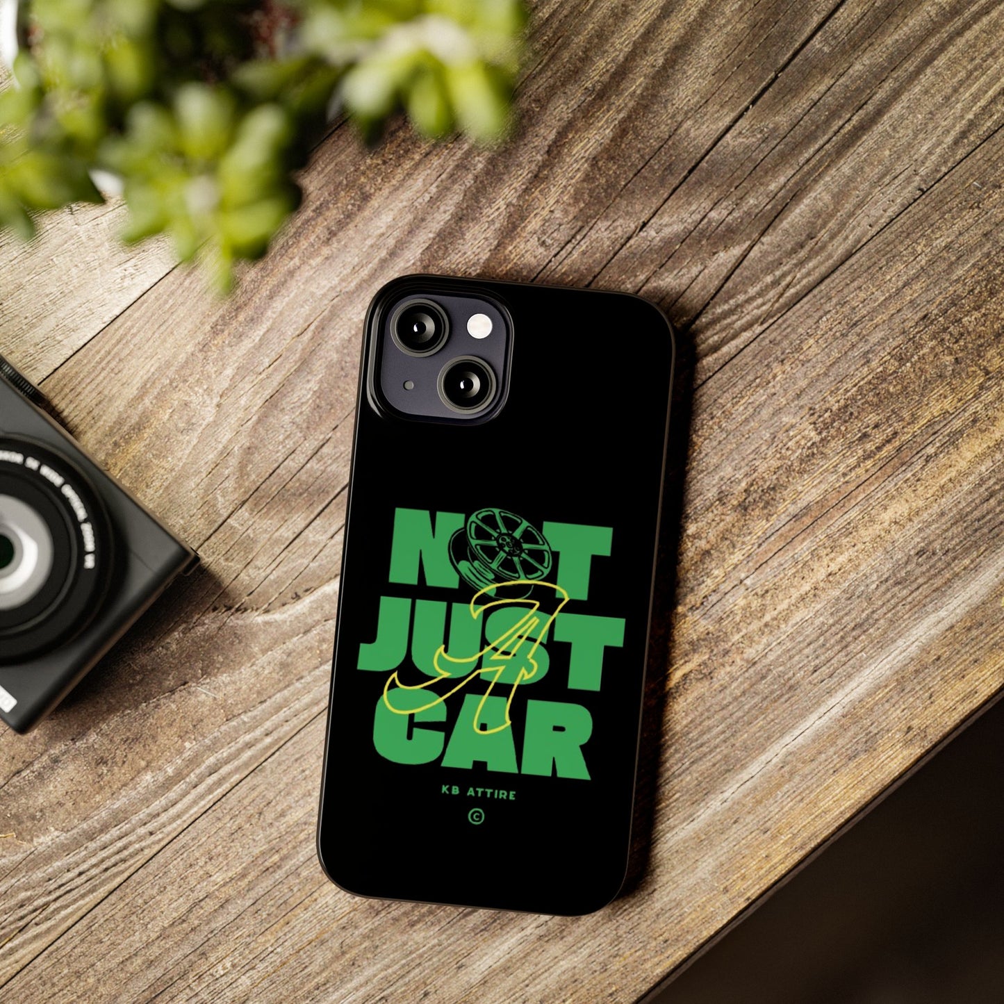 Not Just A Car Slim IPhone Cases (Black)