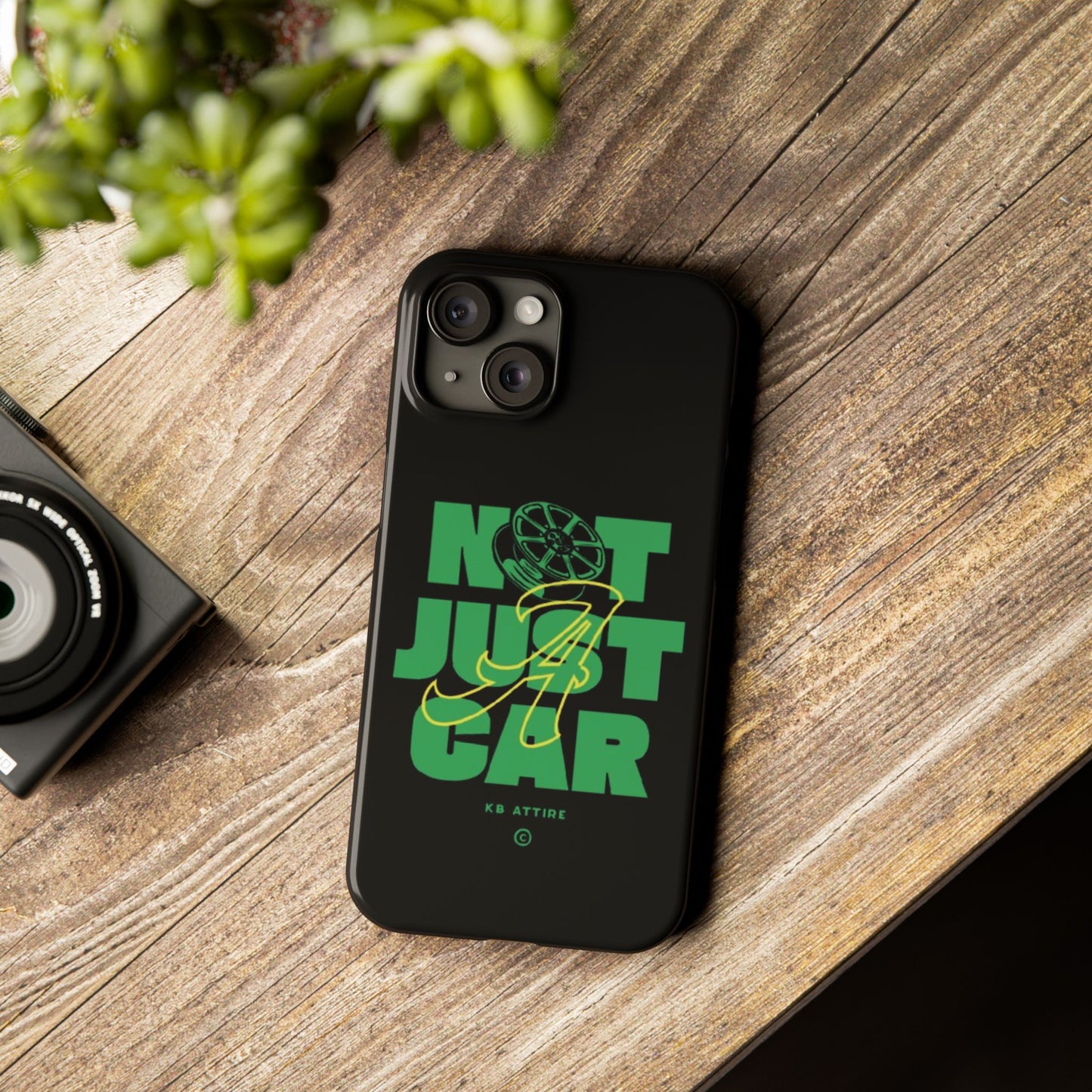 Not Just A Car Slim IPhone Cases (Black)