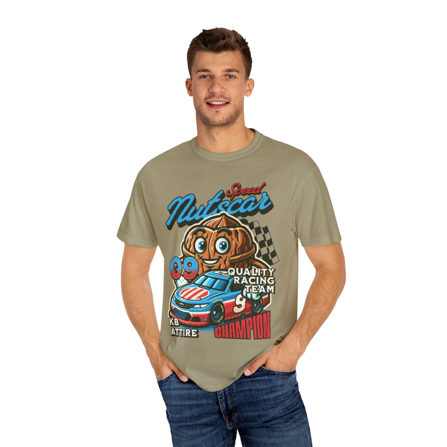 Champion Nutcar Racing T-Shirt | Unisex Garment-Dyed Tee for Racing Fans