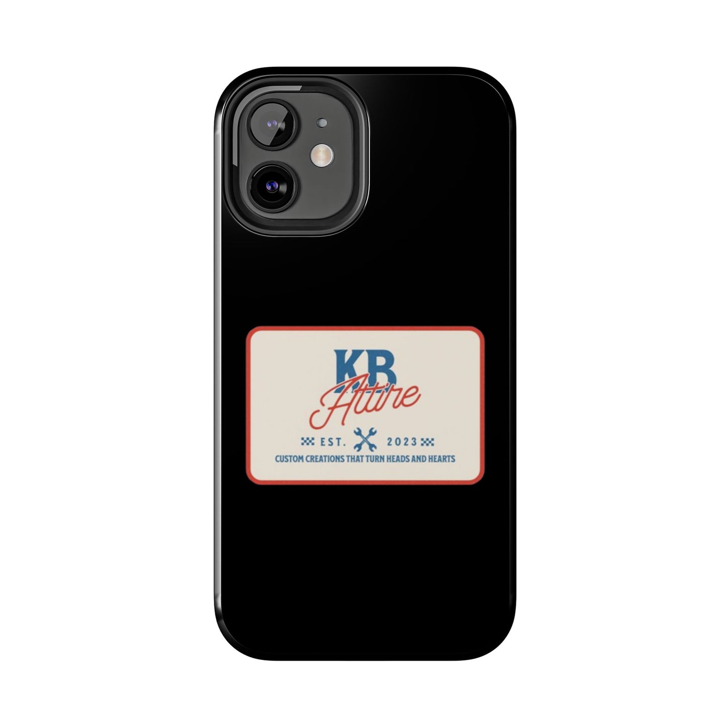 KB Attire 'The Patch' Phone Case (Black)