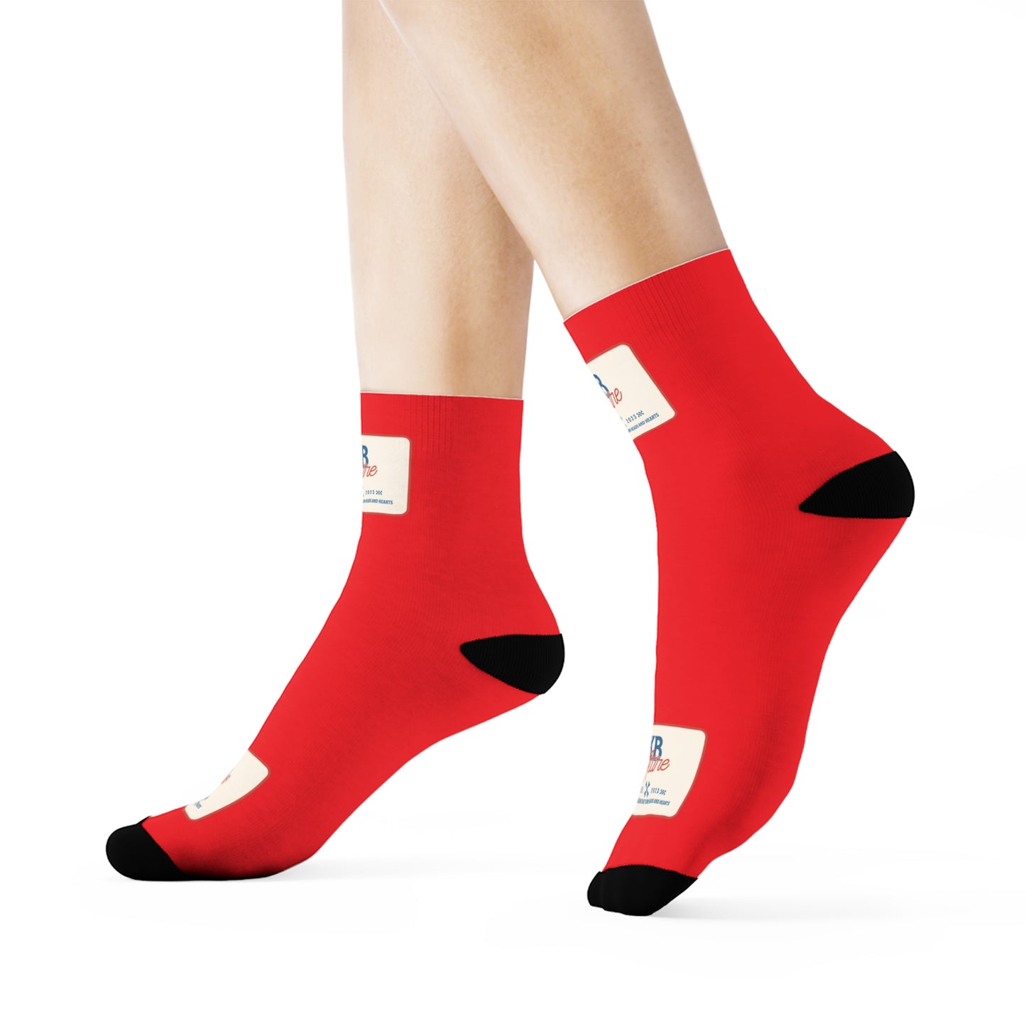 KB Attire 'The Patch' Logo 3/4 Crew Socks