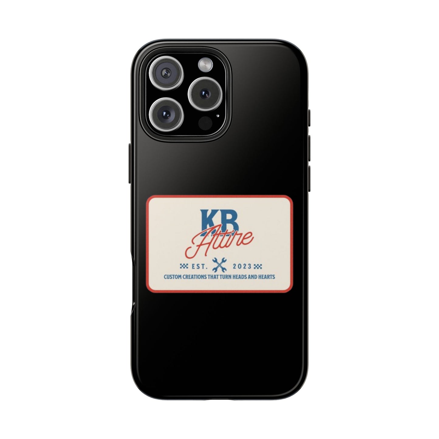 KB Attire 'The Patch' Phone Case (Black)