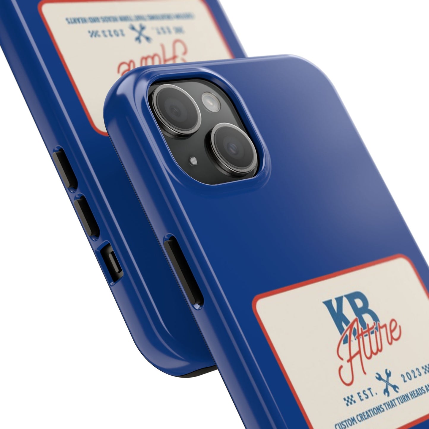 KB Attire 'The Patch' Phone Case (Blue)