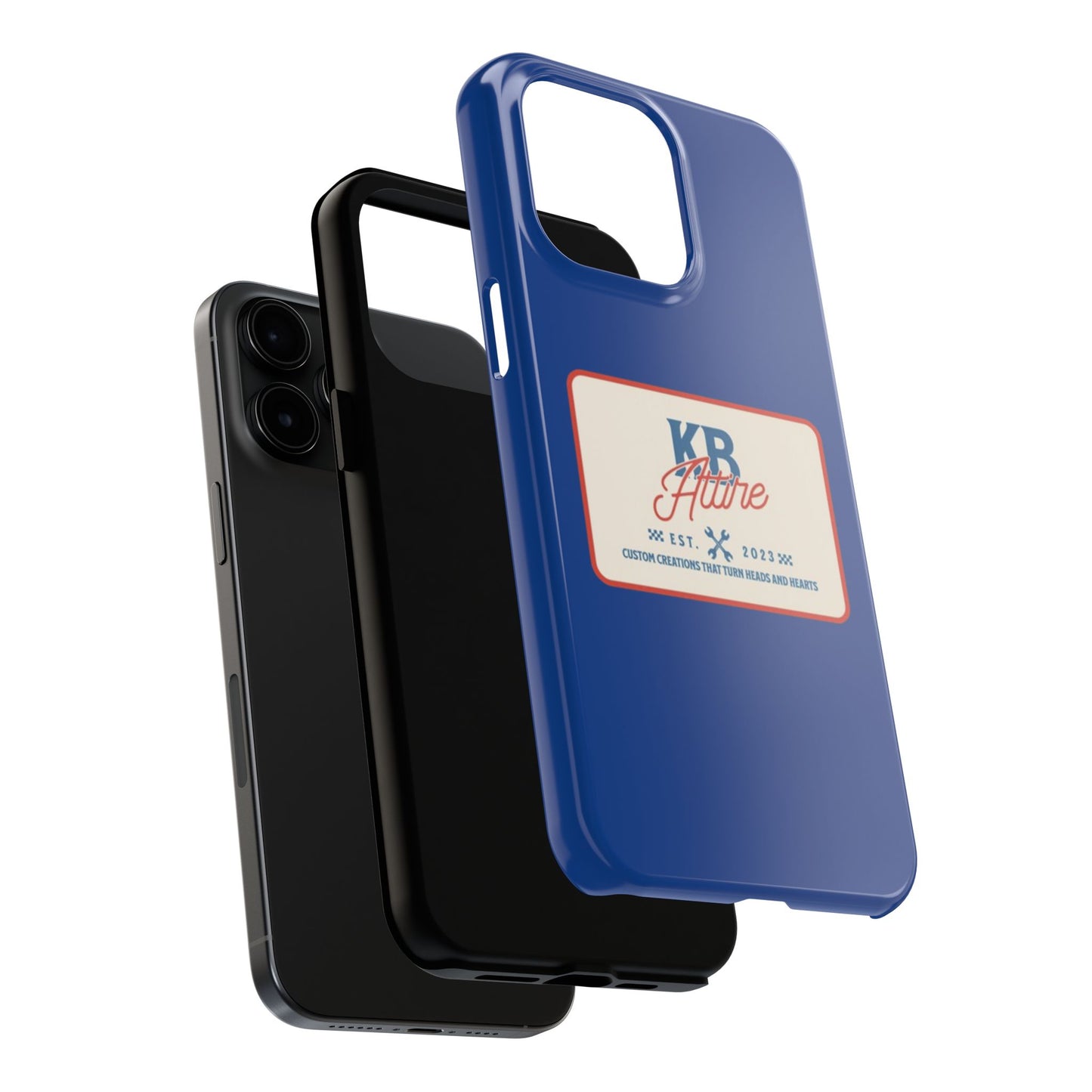 KB Attire 'The Patch' Phone Case (Blue)
