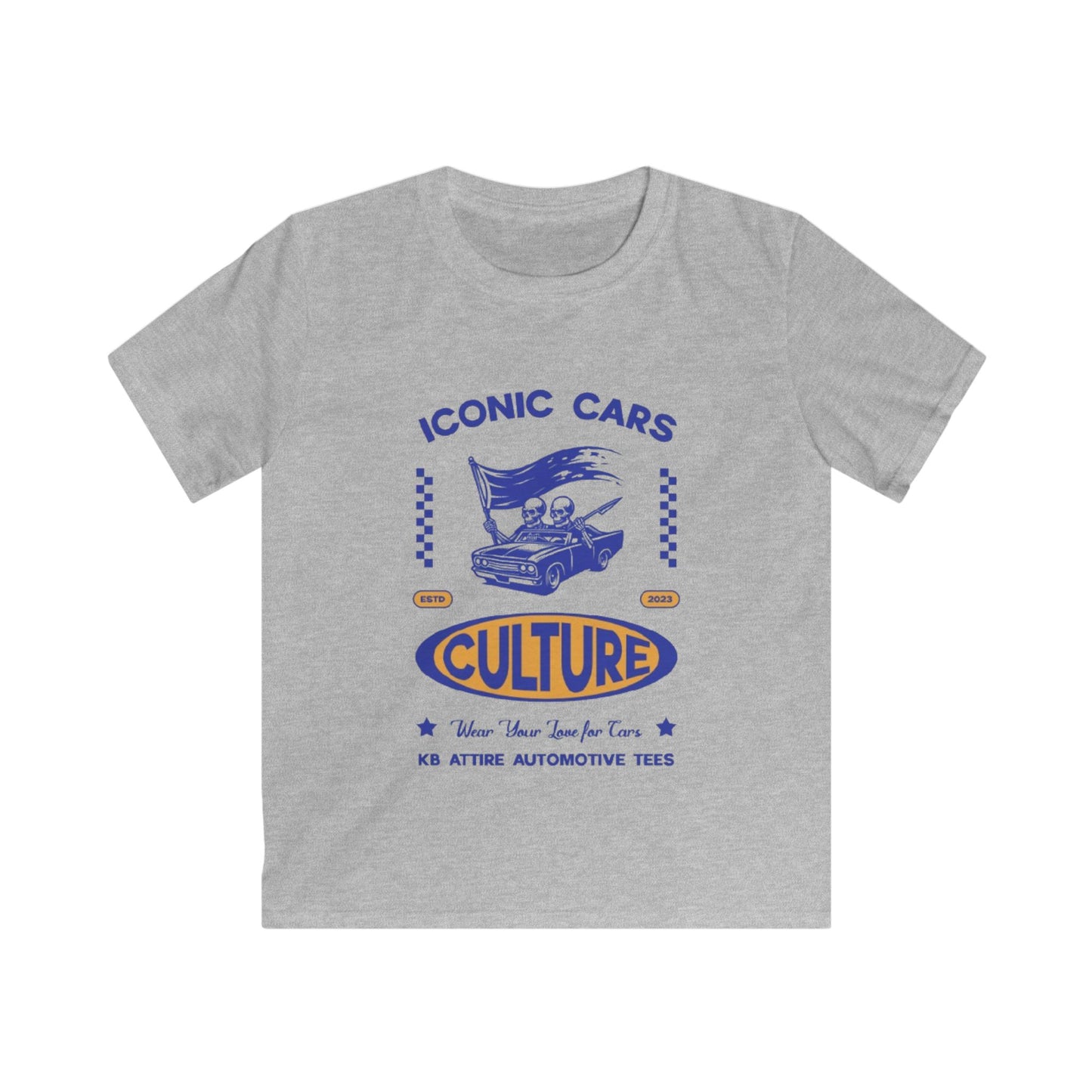 KB Attire Iconic Cars Kids Tee