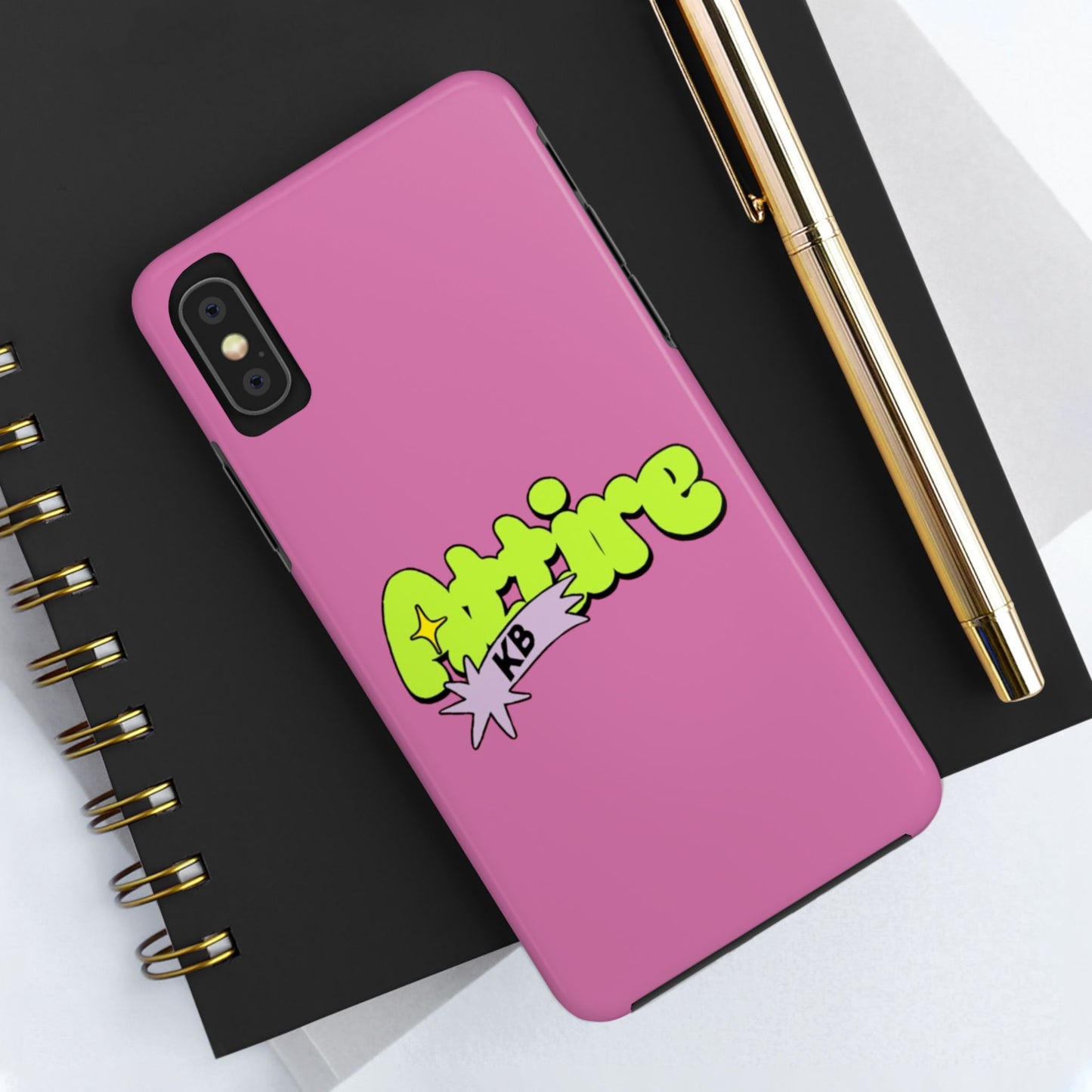 KB Attire Cartoon Phone Case (Pink)