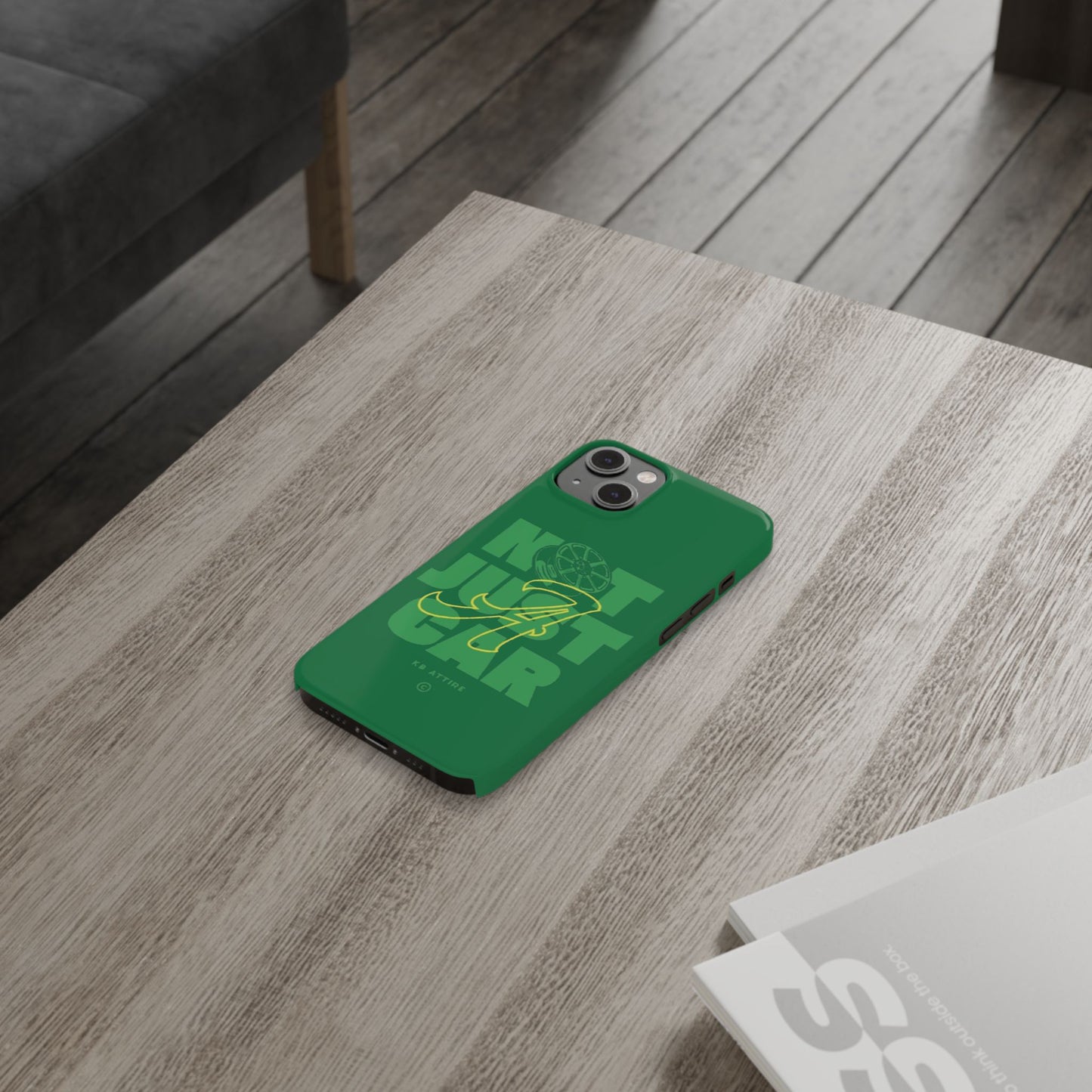 Not Just A Car Slim IPhone Cases (Green)