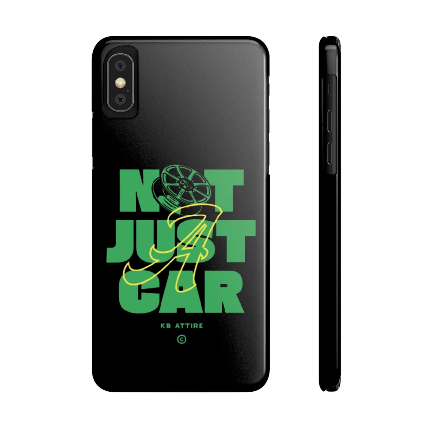 Not Just A Car Slim IPhone Cases (Black)