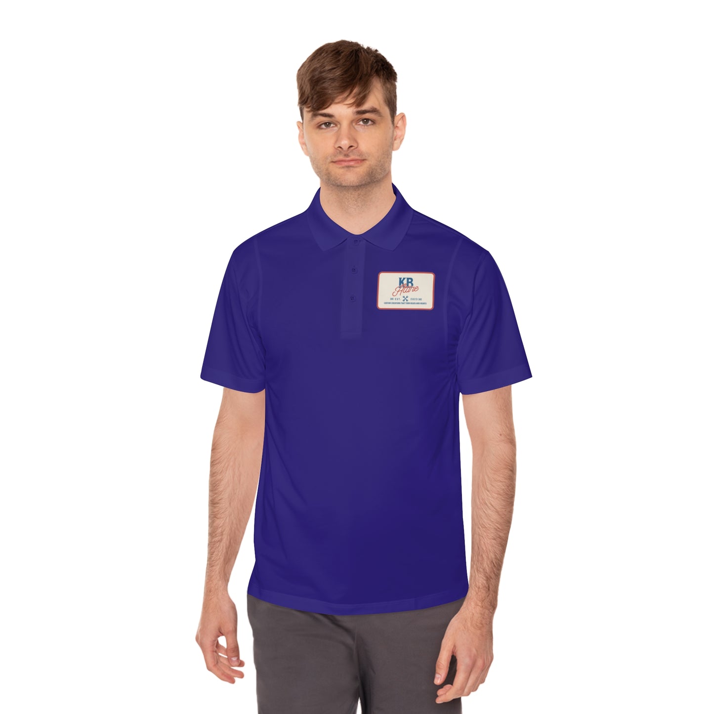 KB Attire "The Patch" Men's Sport Polo Shirt
