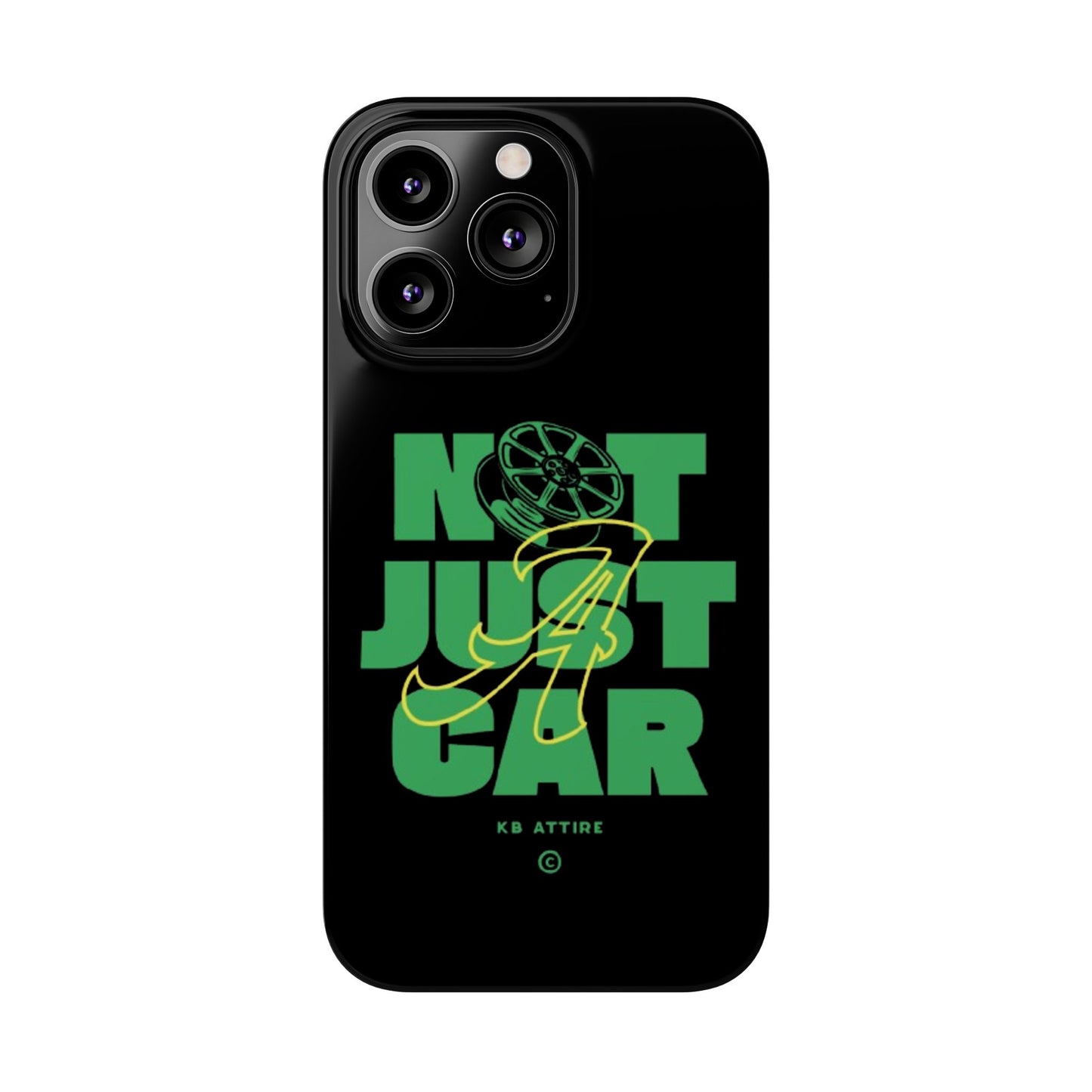 Not Just A Car Slim IPhone Cases (Black)
