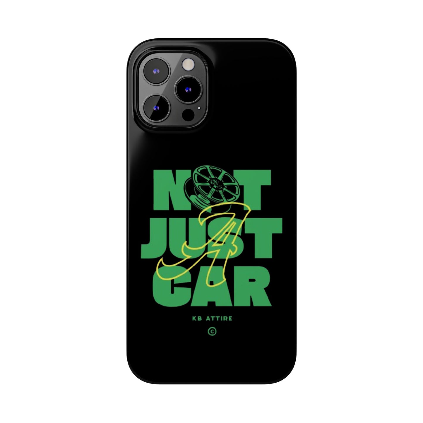Not Just A Car Slim IPhone Cases (Black)
