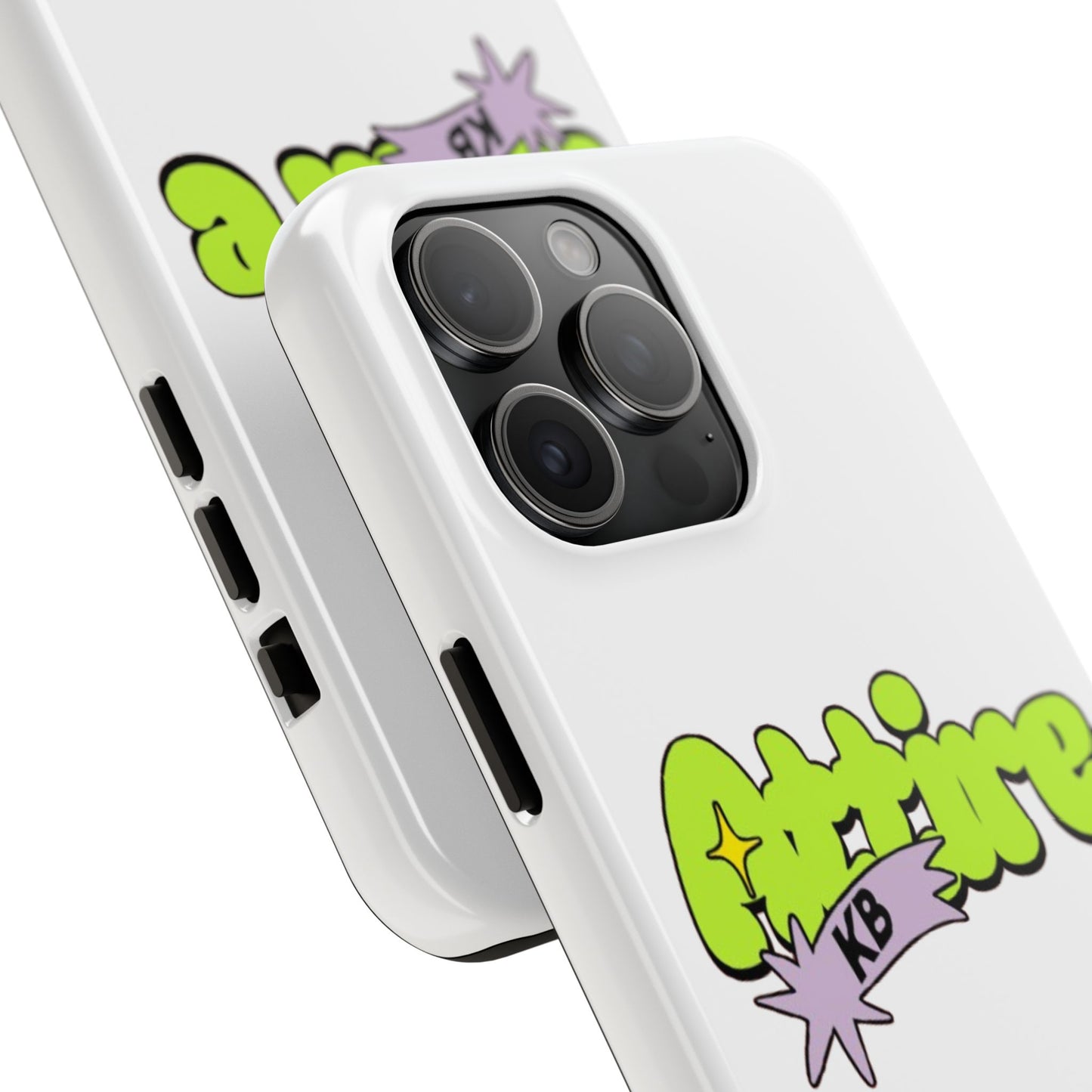 KB Attire Cartoon Phone Case (White)