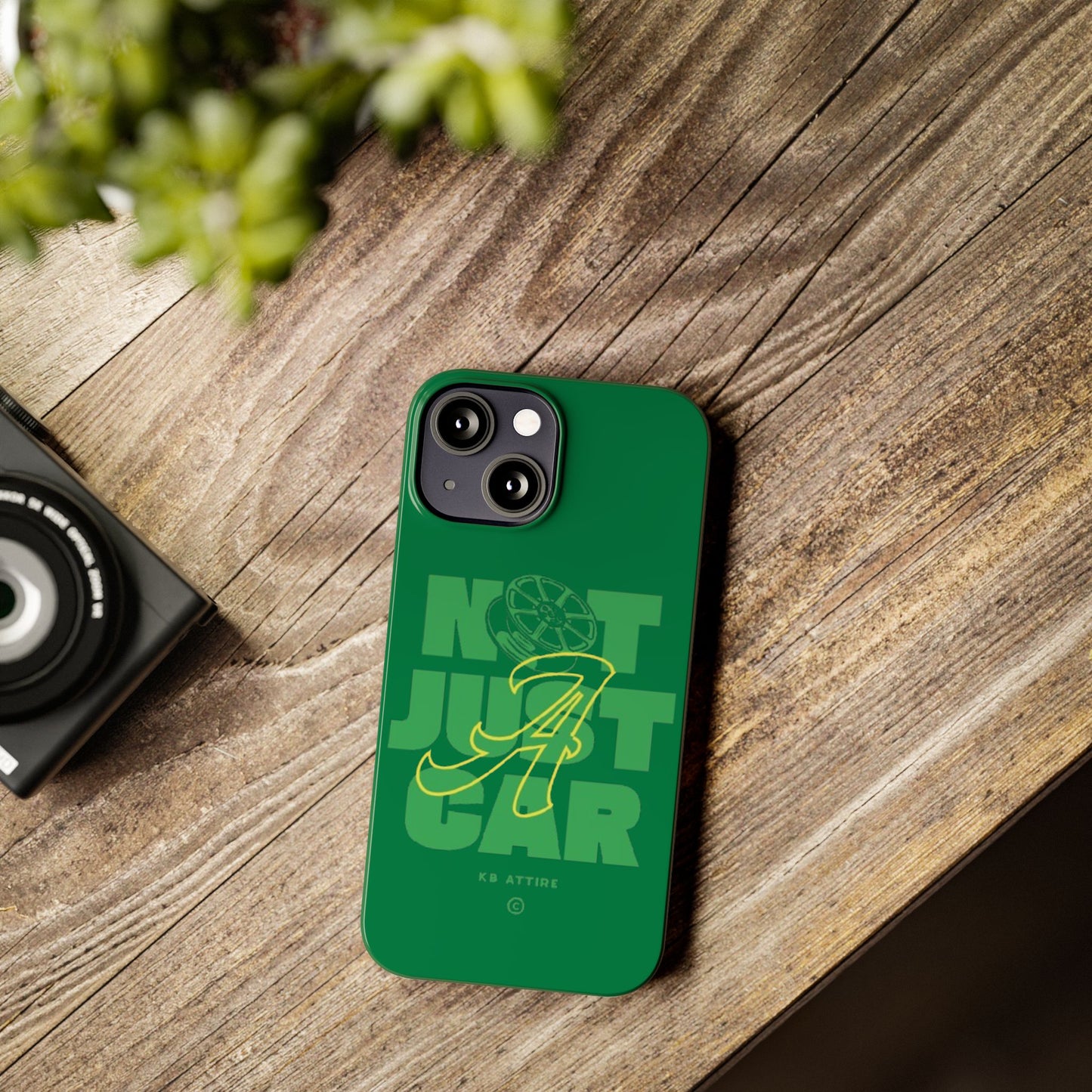 Not Just A Car Slim IPhone Cases (Green)