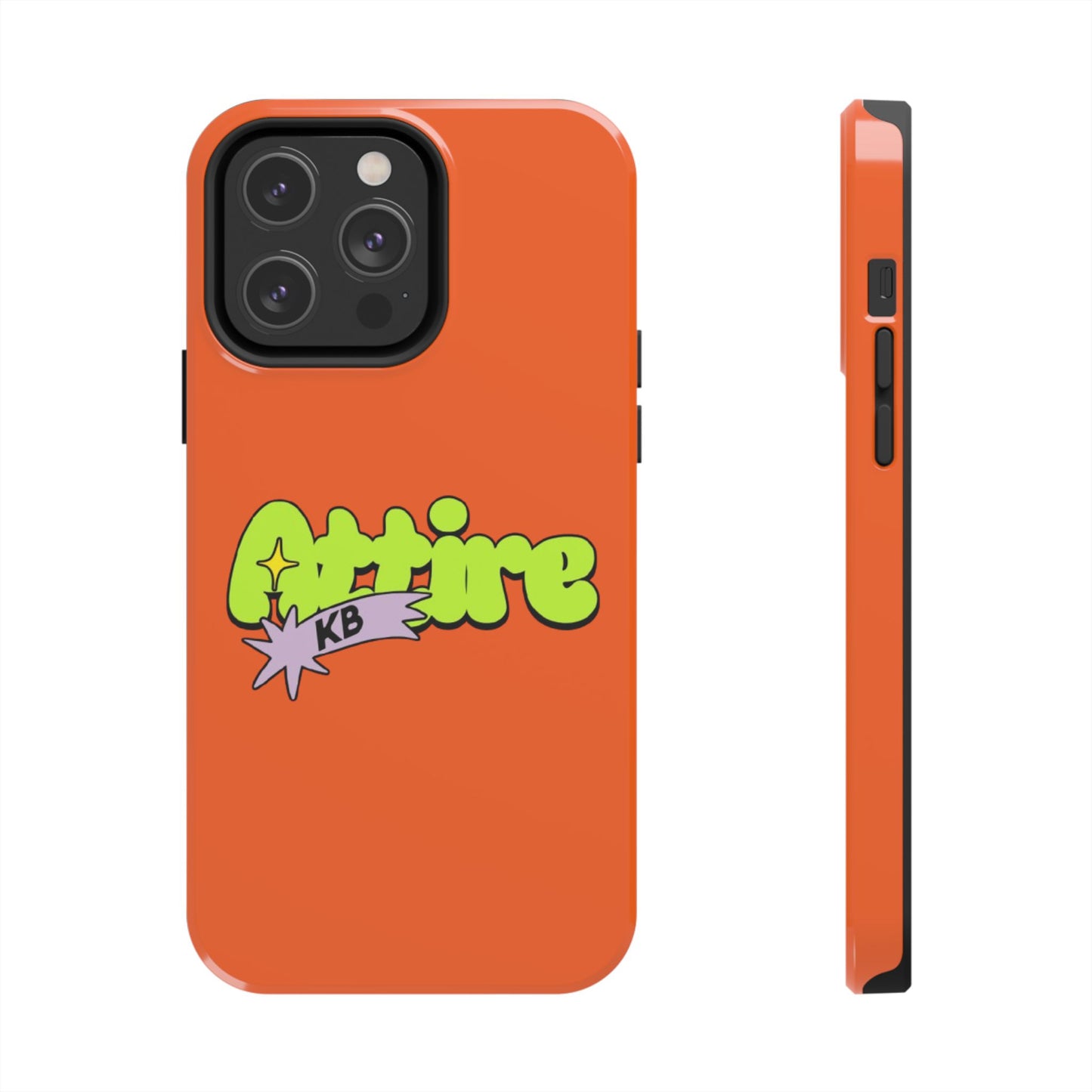 KB Attire Cartoon Phone Case (Orange)