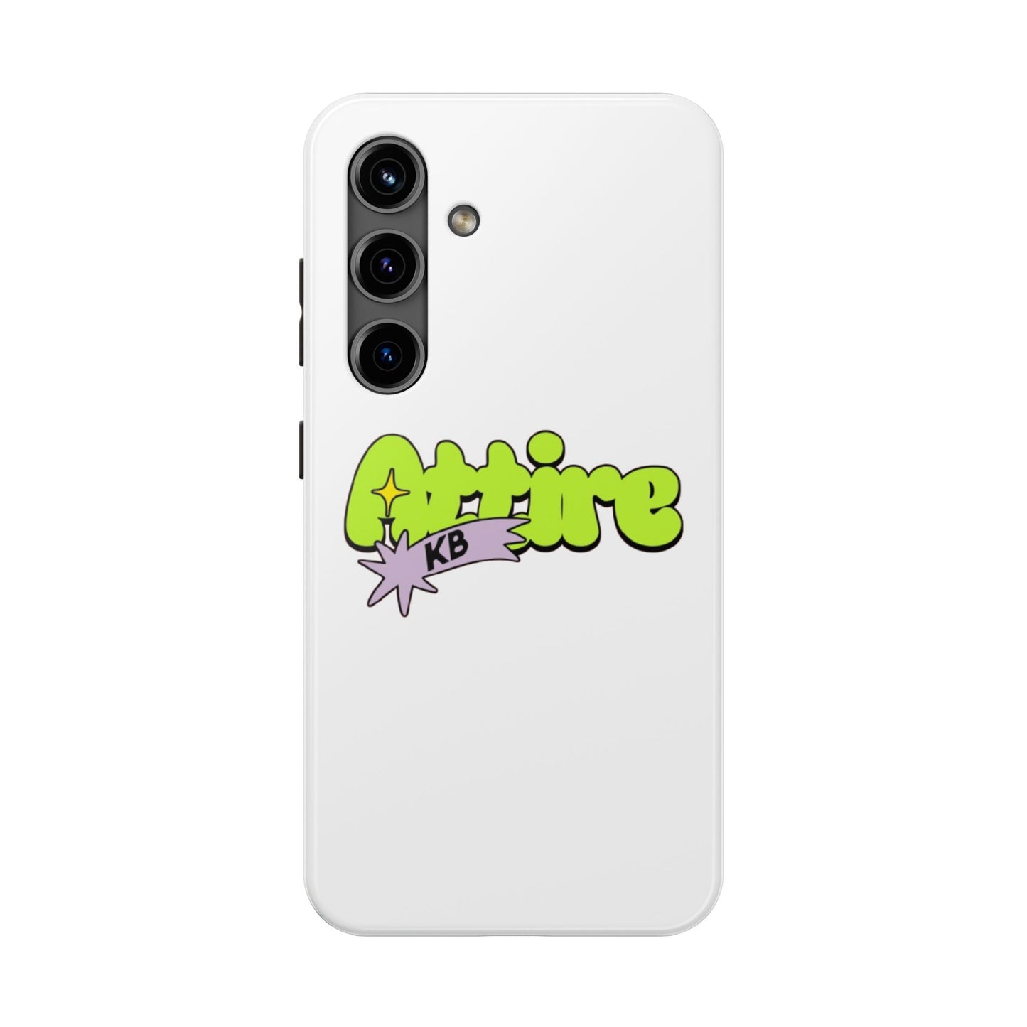 KB Attire Cartoon Phone Case (White)