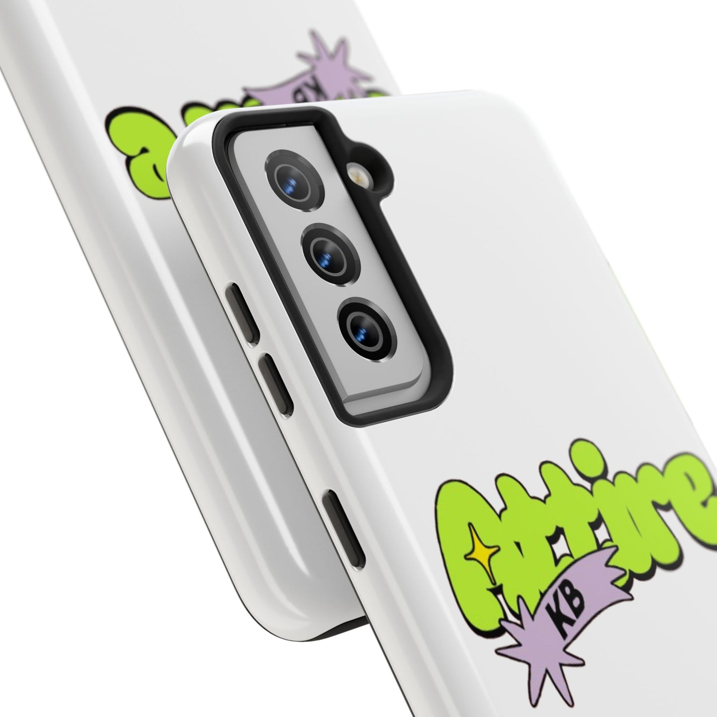 KB Attire Cartoon Phone Case (White)