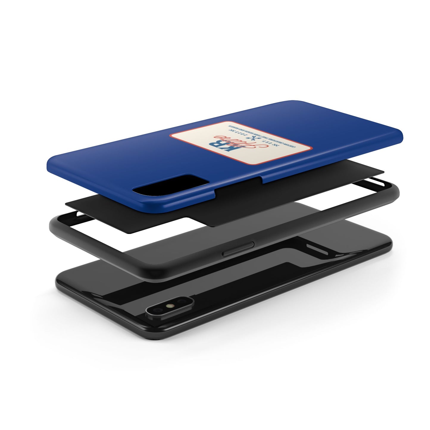 KB Attire 'The Patch' Phone Case (Blue)