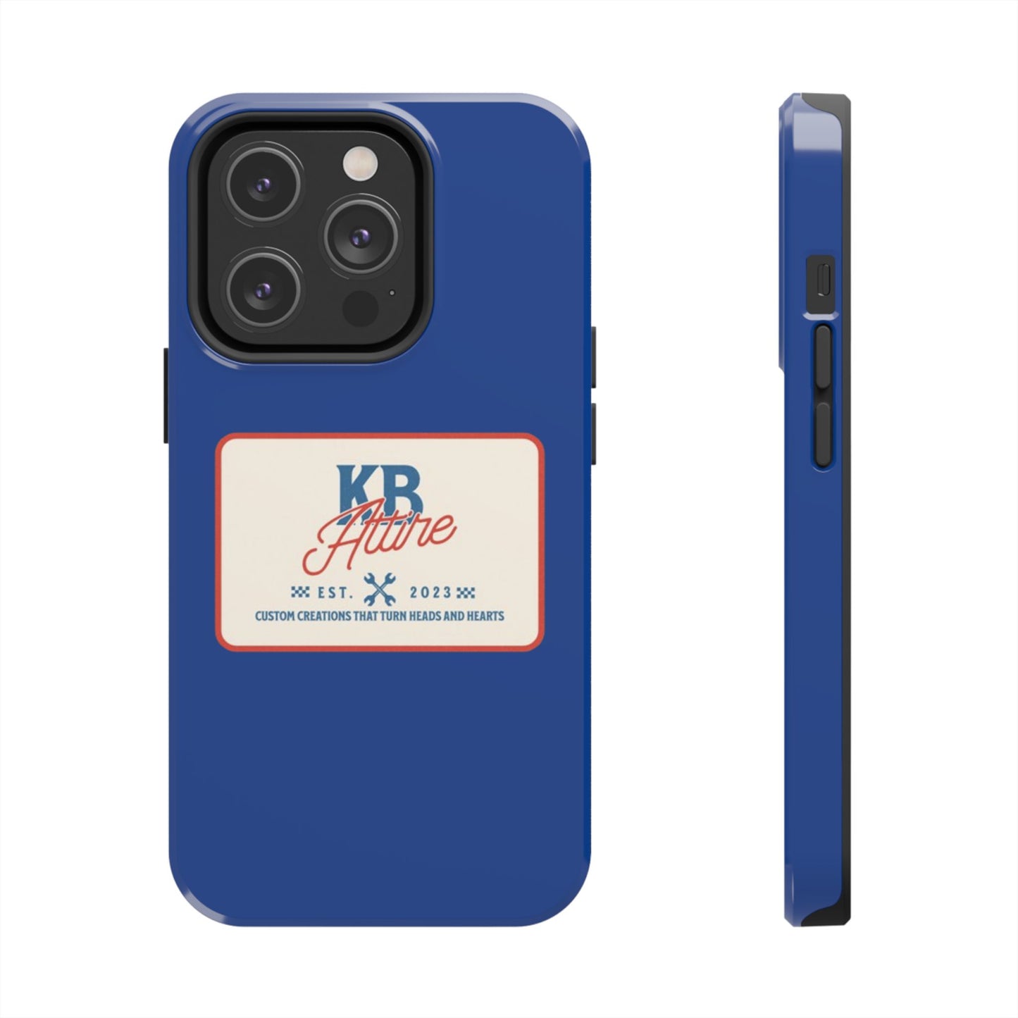 KB Attire 'The Patch' Phone Case (Blue)
