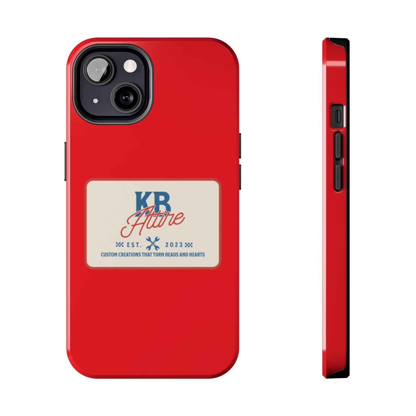 KB Attire 'The Patch' Phone Case (Red)