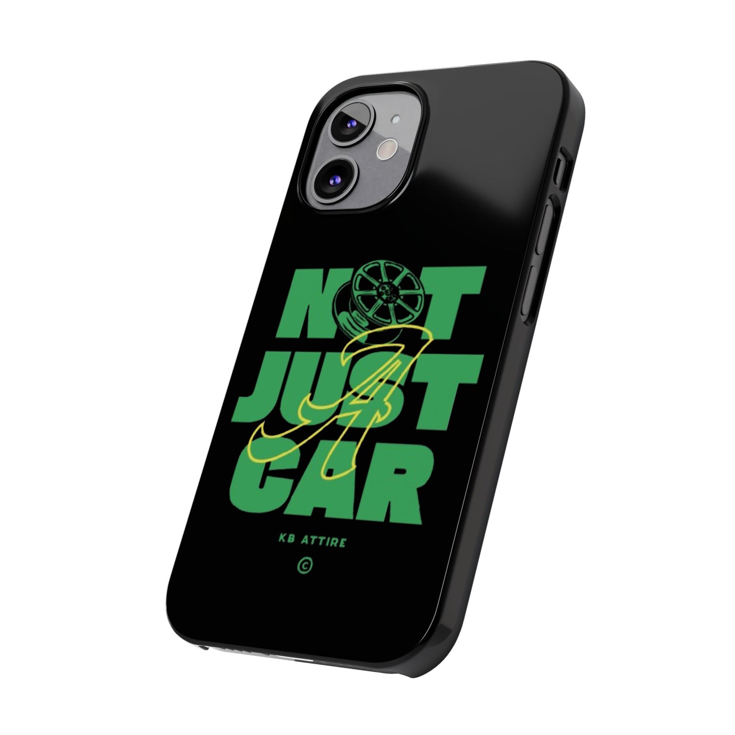 Not Just A Car Slim IPhone Cases (Black)