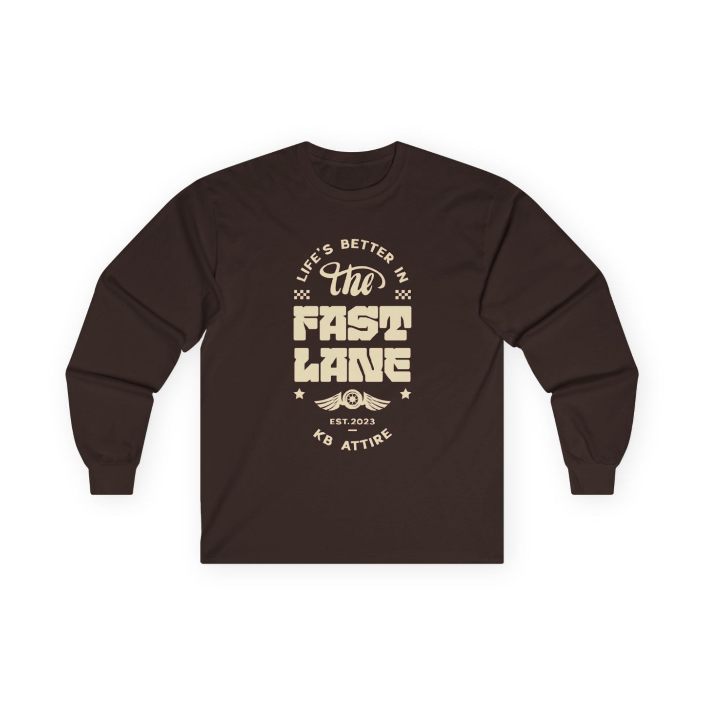 Unisex Long Sleeve 'Fast Lane' Tee