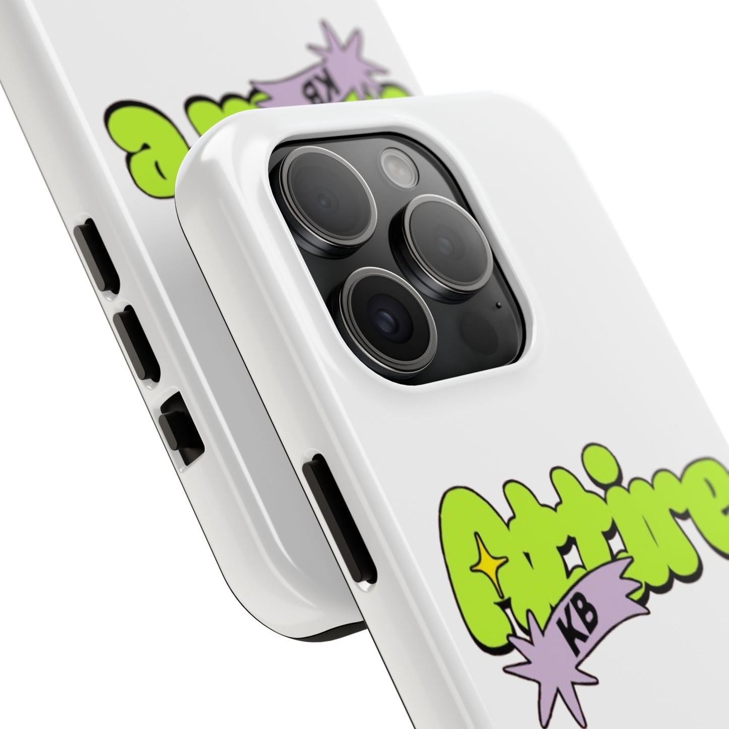 KB Attire Cartoon Phone Case (White)