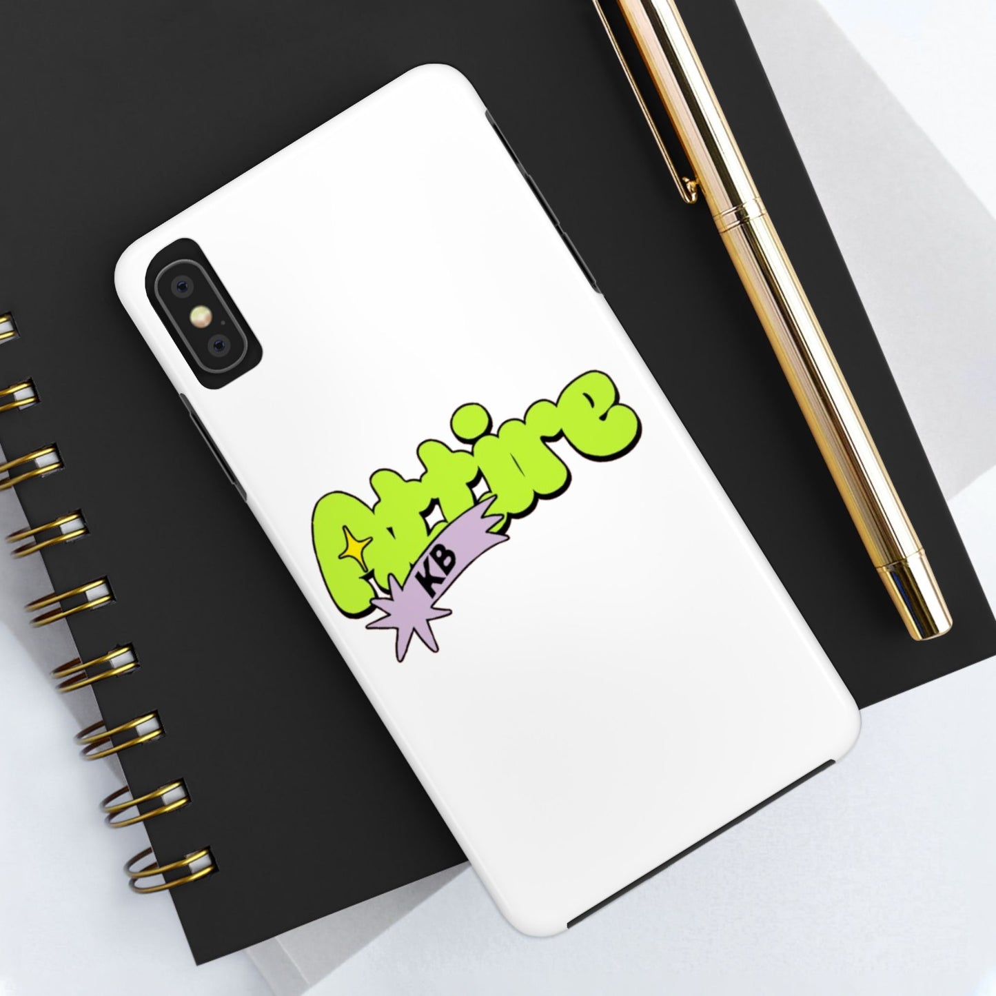 KB Attire Cartoon Phone Case (White)