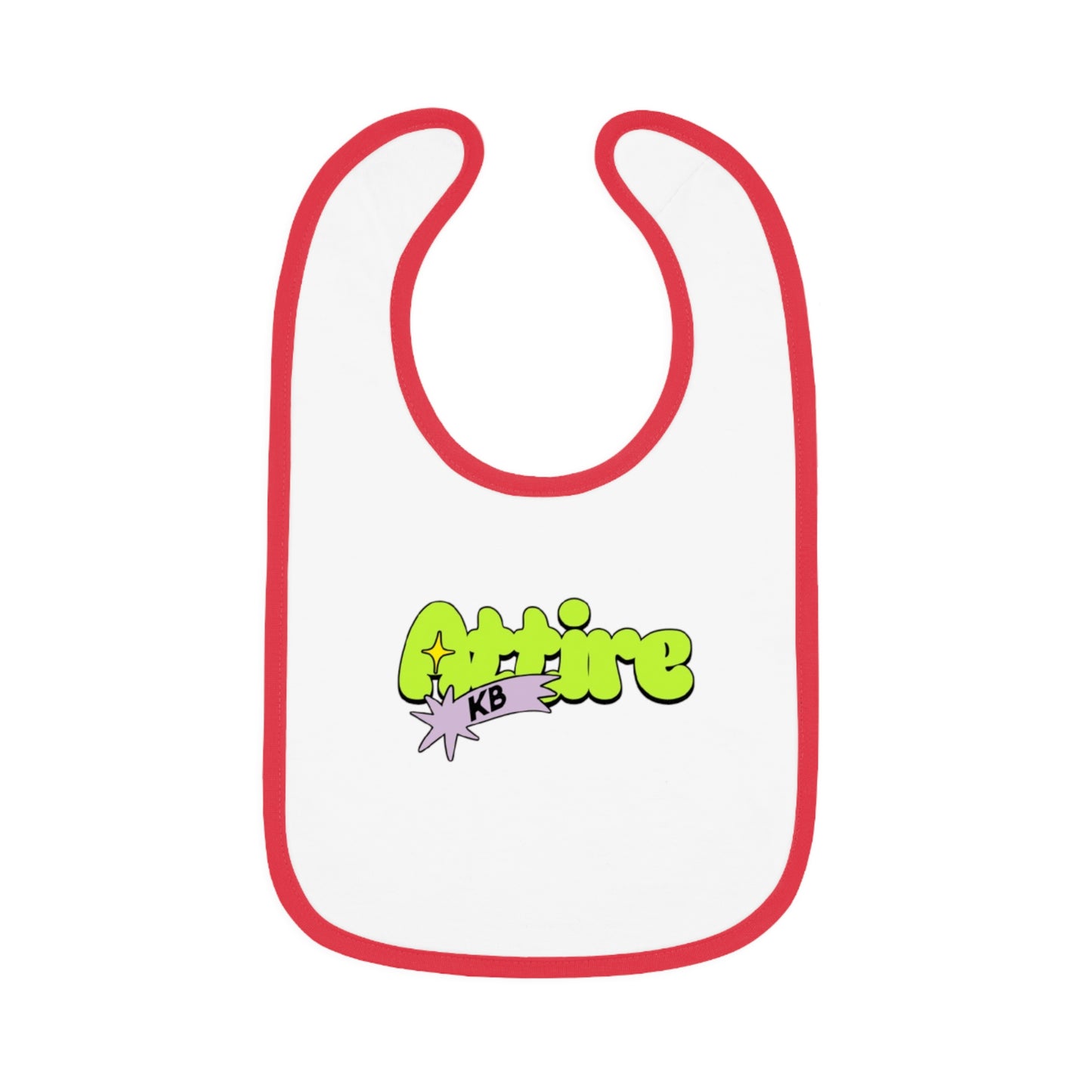 KB Attire Baby Bib with Fun Cartoon Design