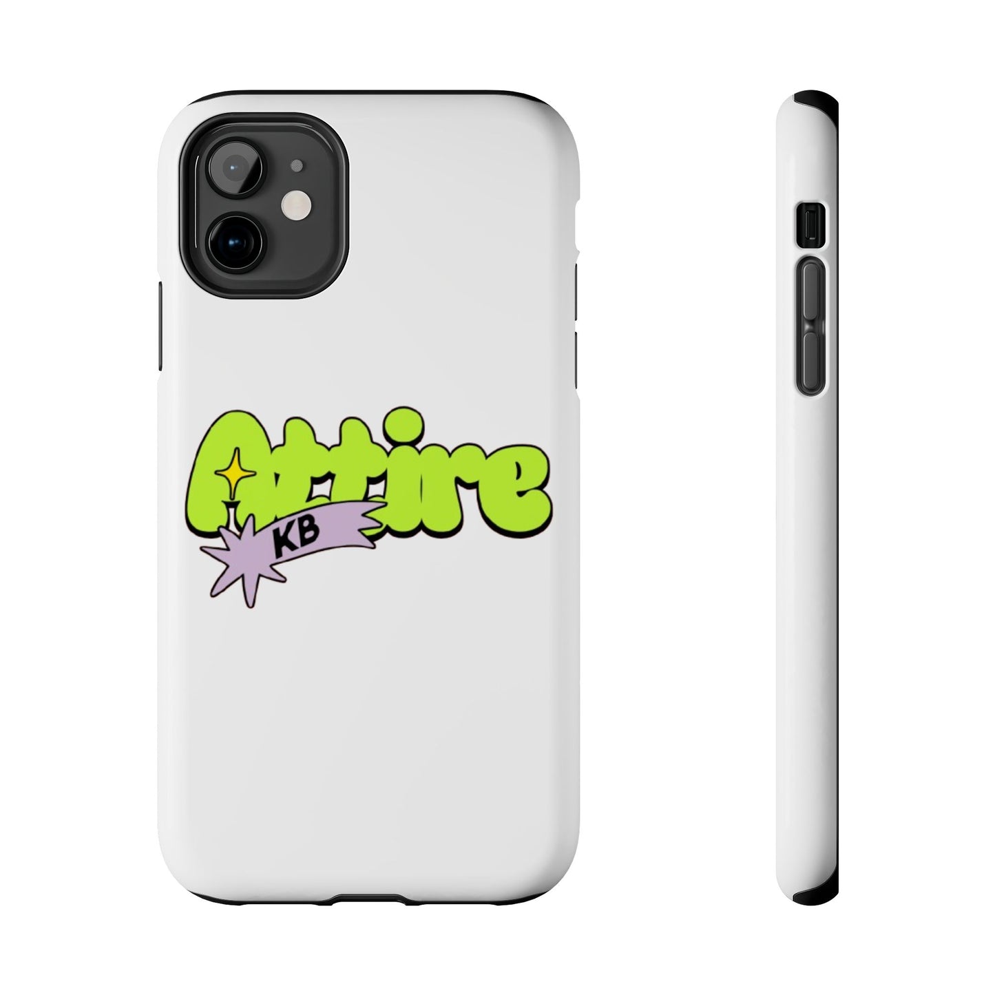 KB Attire Cartoon Phone Case (White)