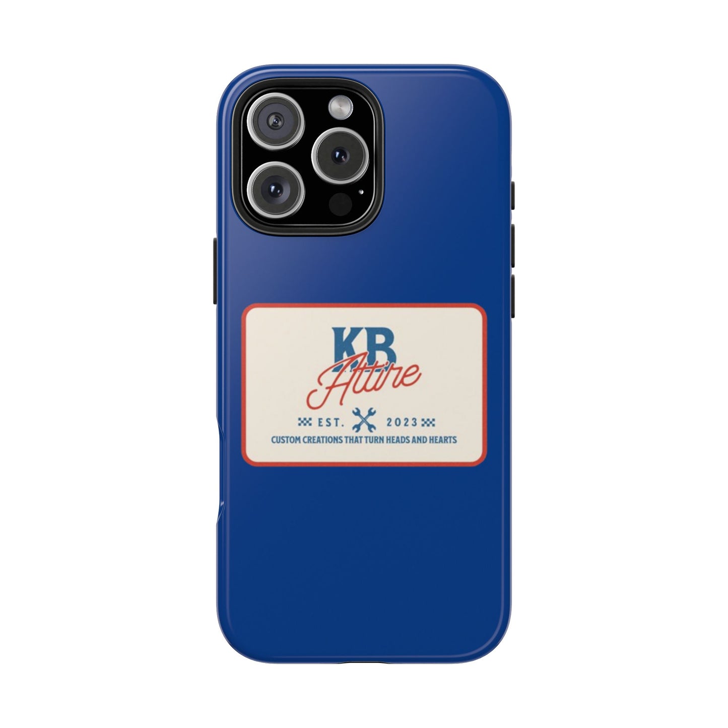 KB Attire 'The Patch' Phone Case (Blue)