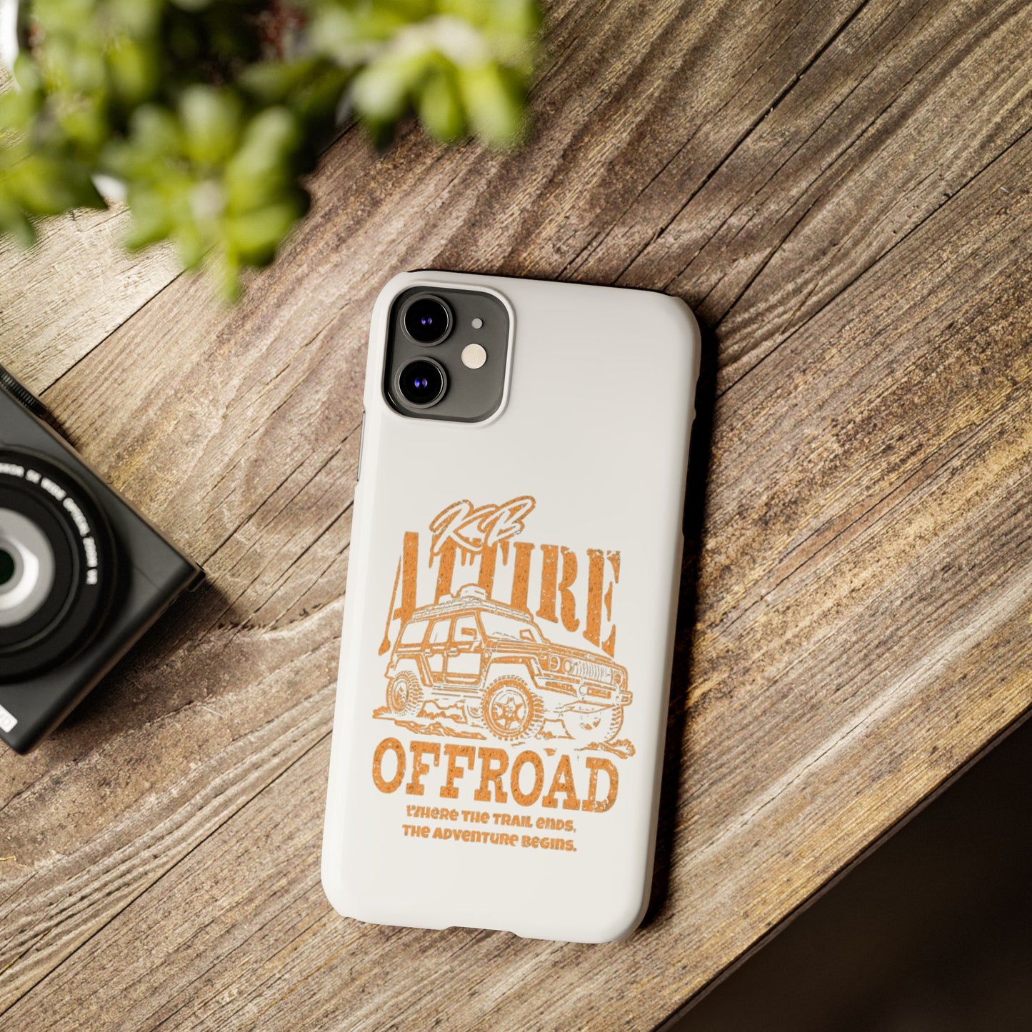 KB Attire Offroad Adventure IPhone Case (White)