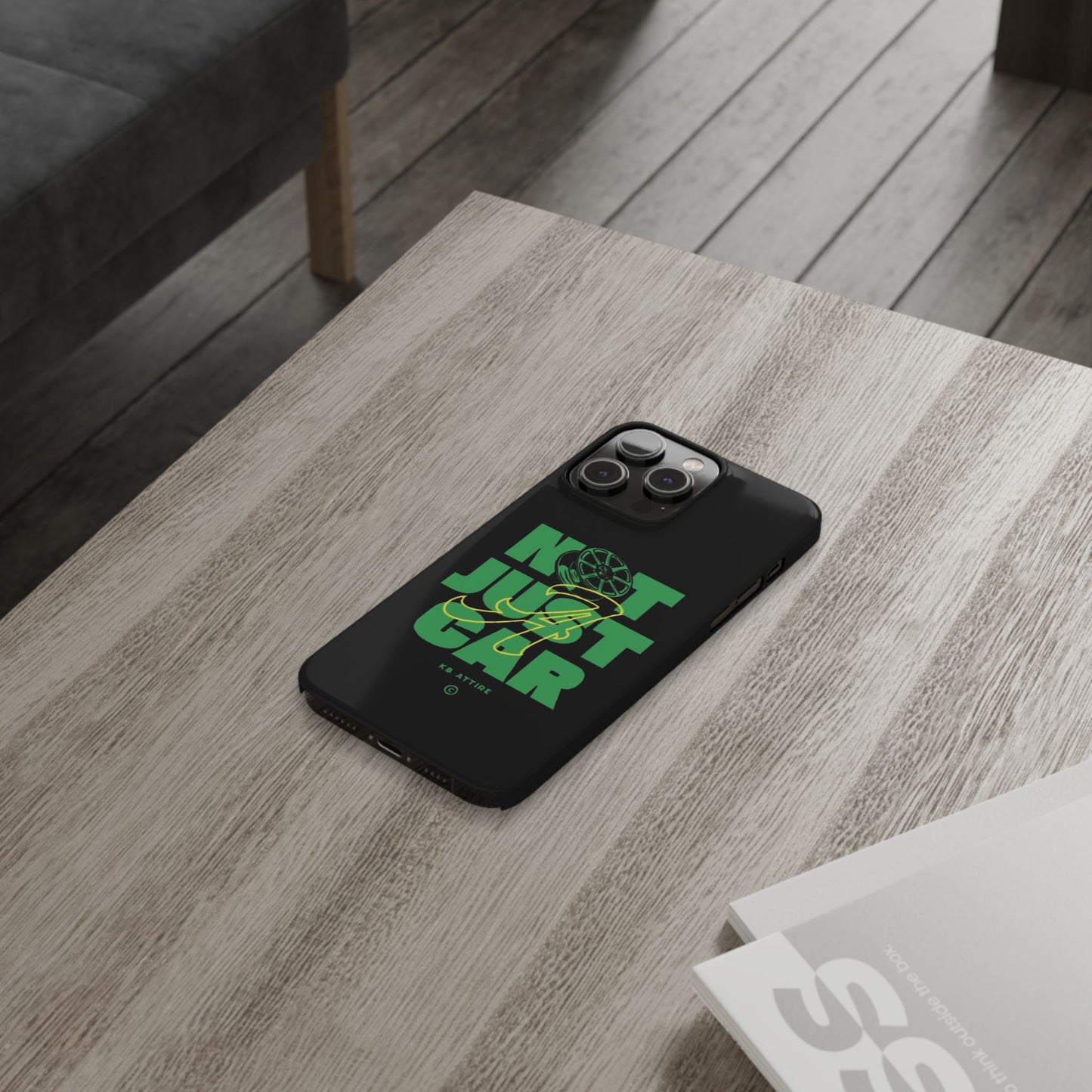 Not Just A Car Slim IPhone Cases (Black)