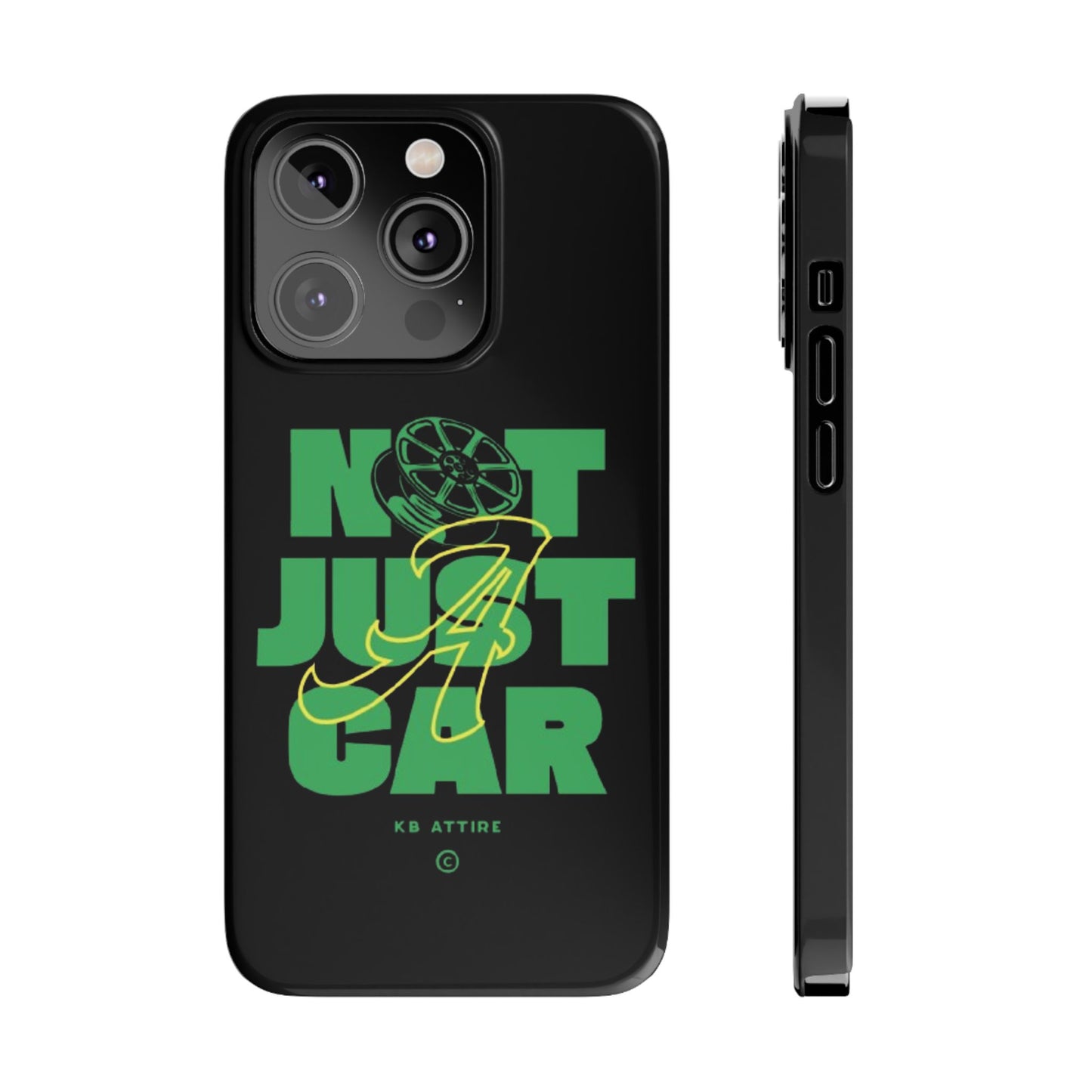 Not Just A Car Slim IPhone Cases (Black)