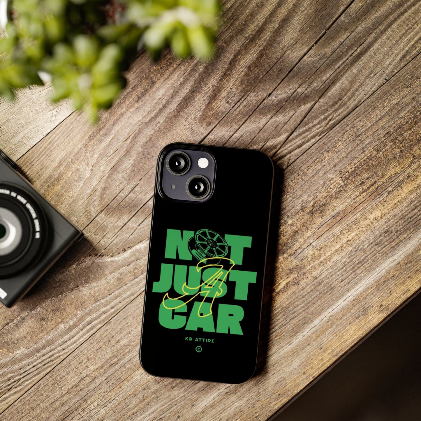 Not Just A Car Slim IPhone Cases (Black)