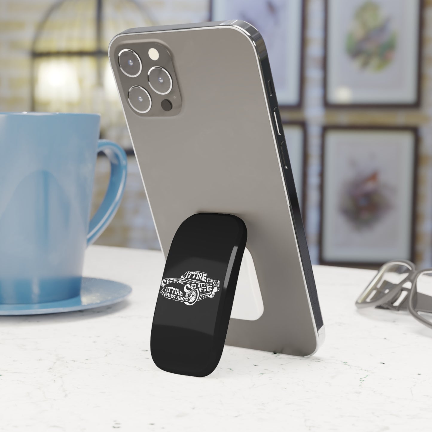 KB Attire "Car Logo" Racing Grip Phone Stand