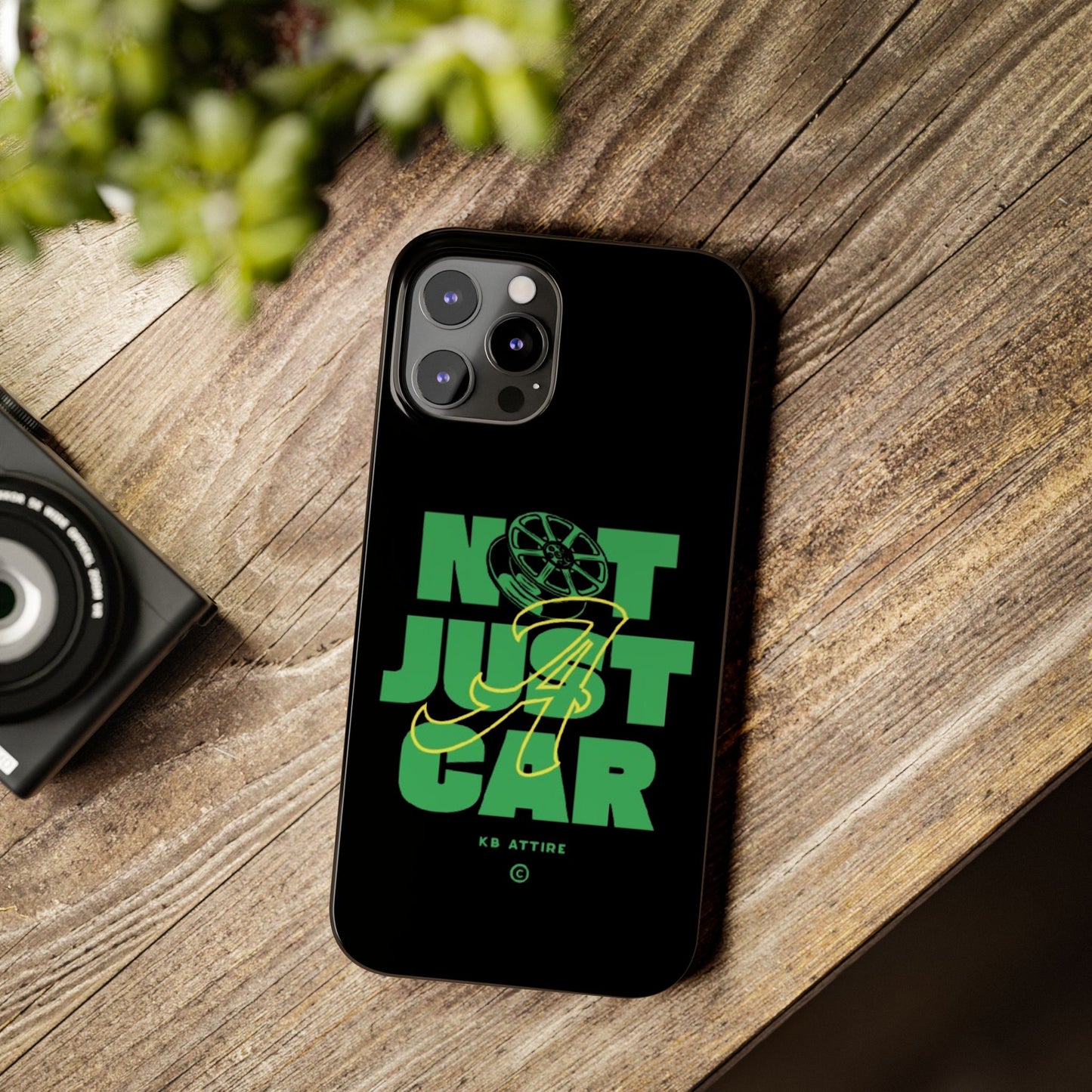 Not Just A Car Slim IPhone Cases (Black)