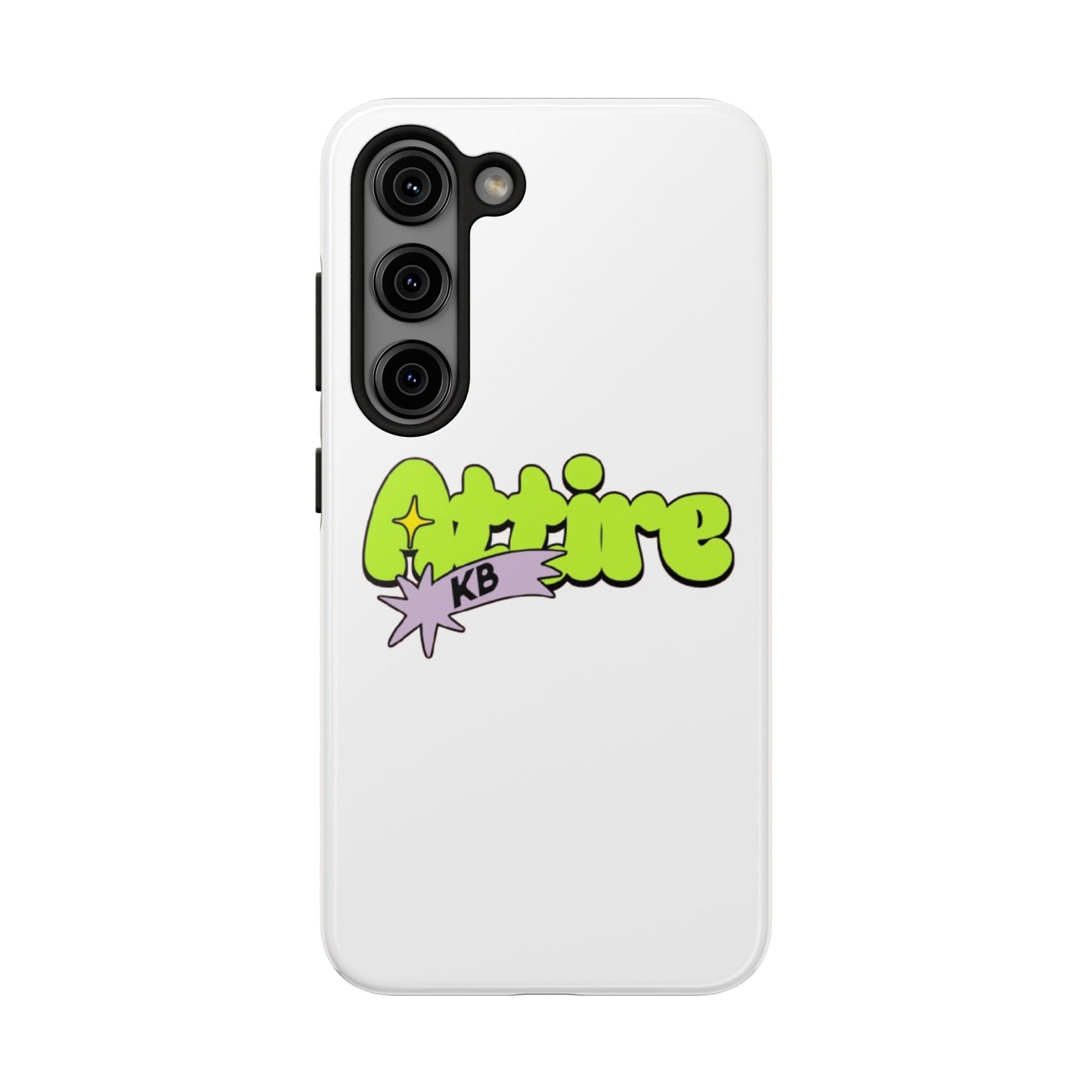 KB Attire Cartoon Phone Case (White)