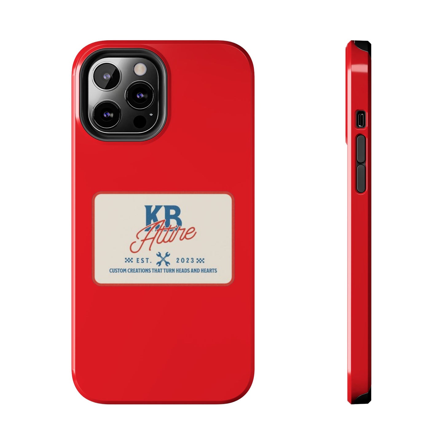 KB Attire 'The Patch' Phone Case (Red)