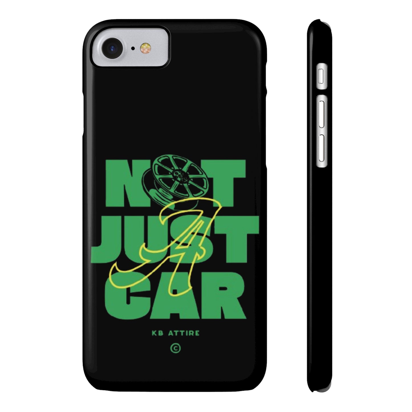 Not Just A Car Slim IPhone Cases (Black)