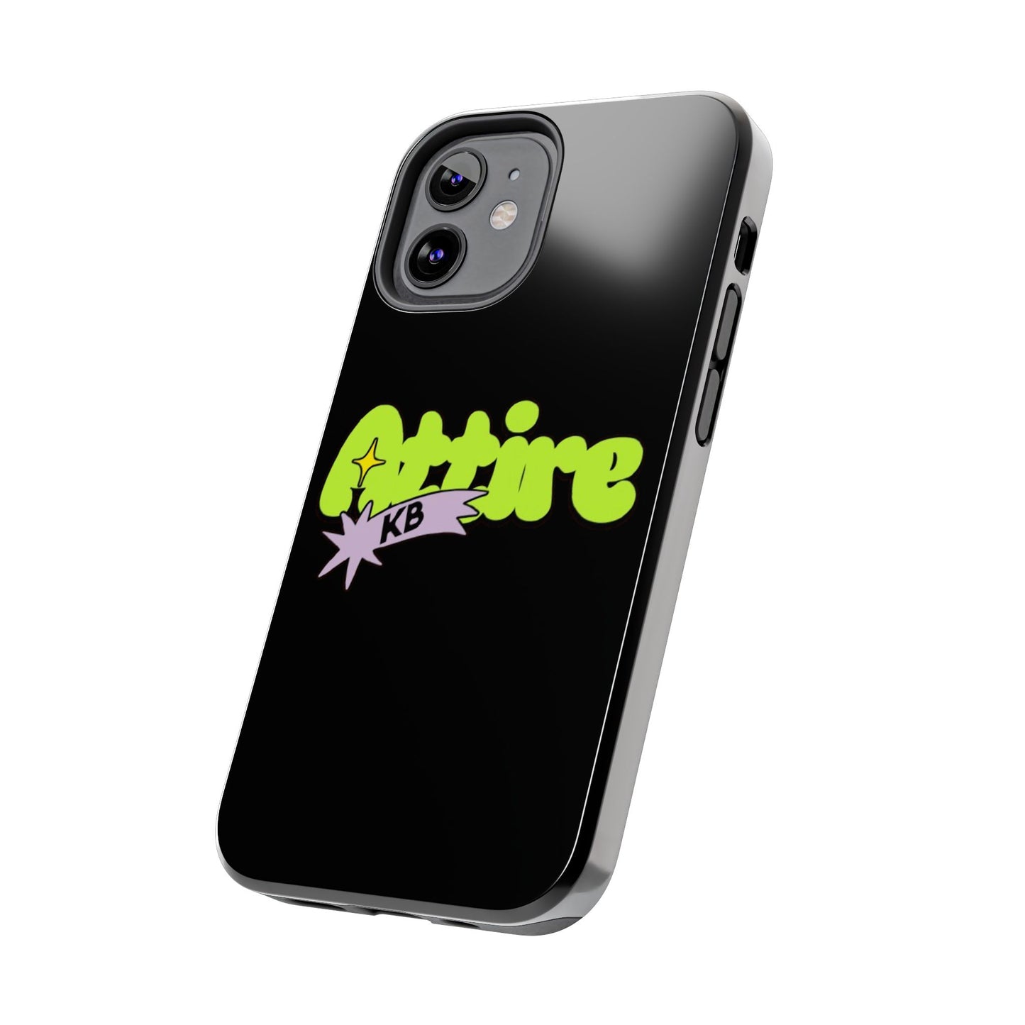 KB Attire Cartoon Phone Case (Black)