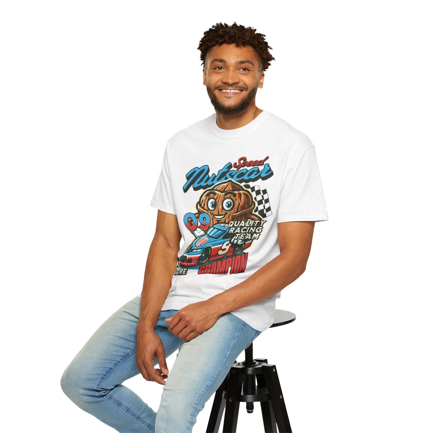 Champion Nutcar Racing T-Shirt | Unisex Garment-Dyed Tee for Racing Fans
