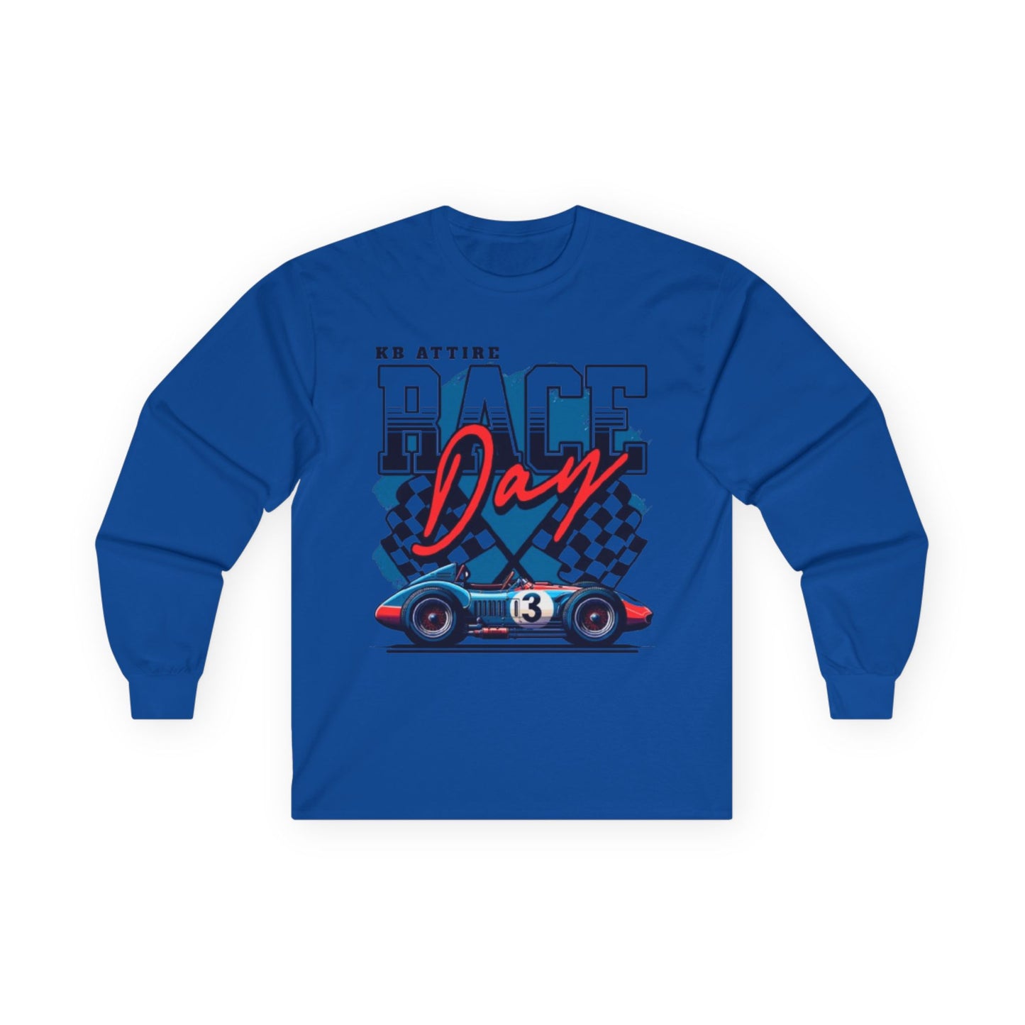 Men's 'Race Day' Long Sleeve Tee