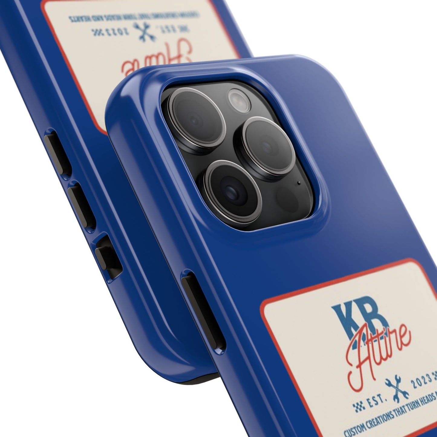 KB Attire 'The Patch' Phone Case (Blue)