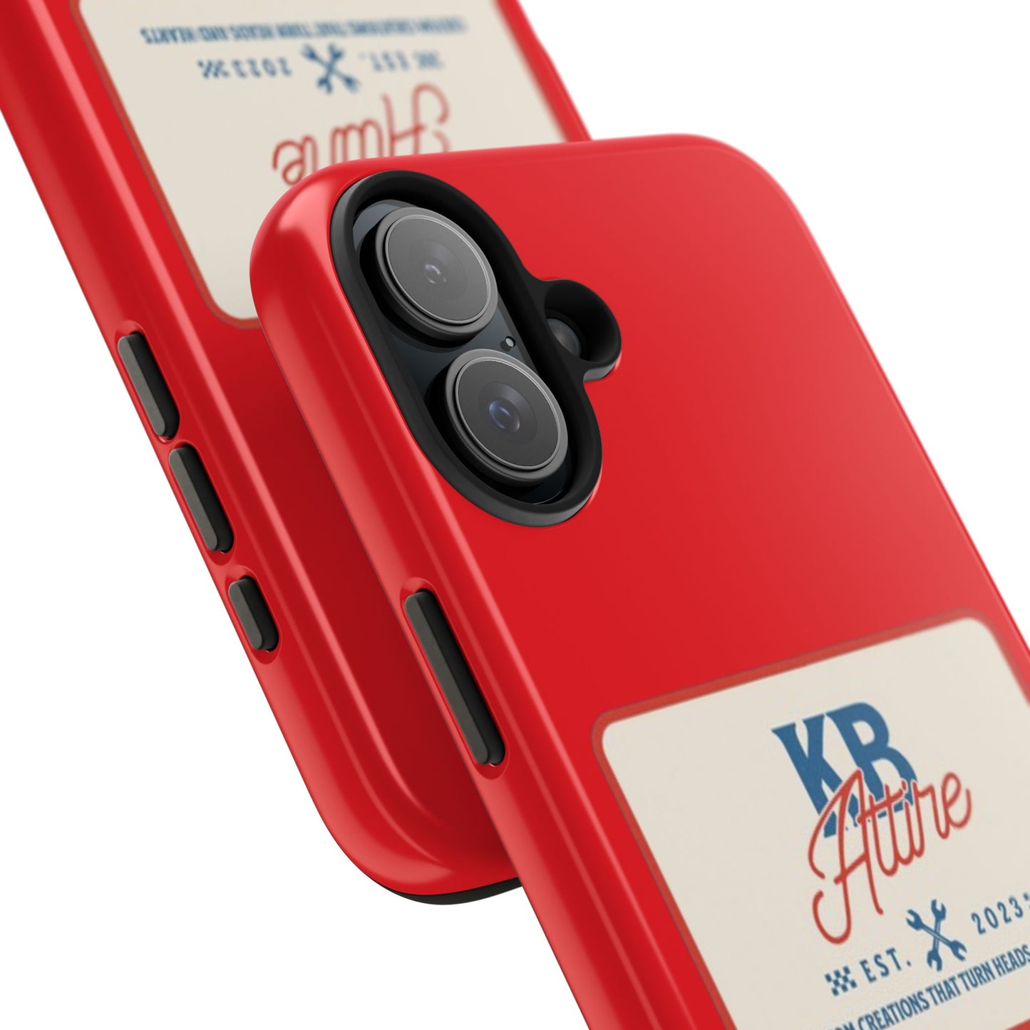 KB Attire 'The Patch' Phone Case (Red)