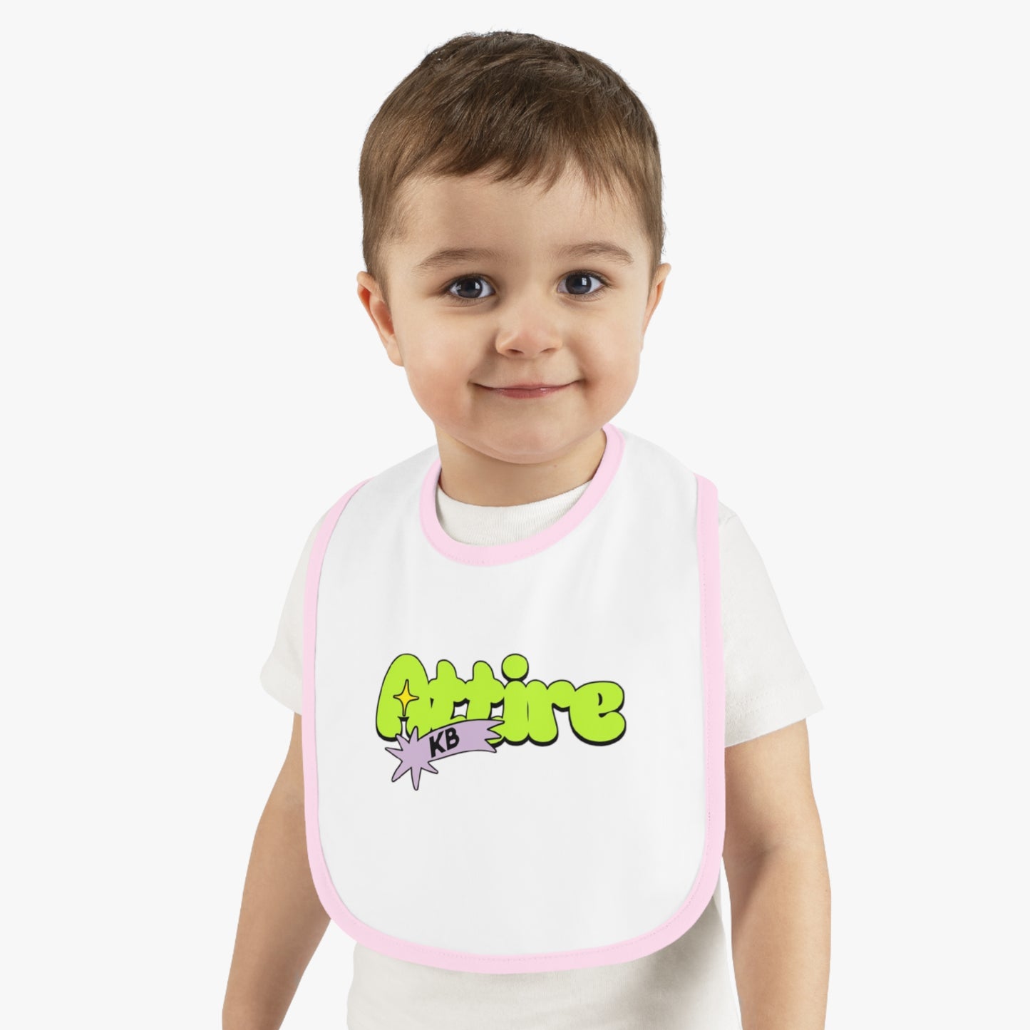 KB Attire Baby Bib with Fun Cartoon Design