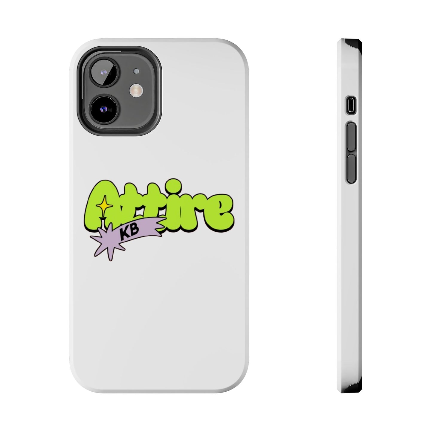 KB Attire Cartoon Phone Case (White)