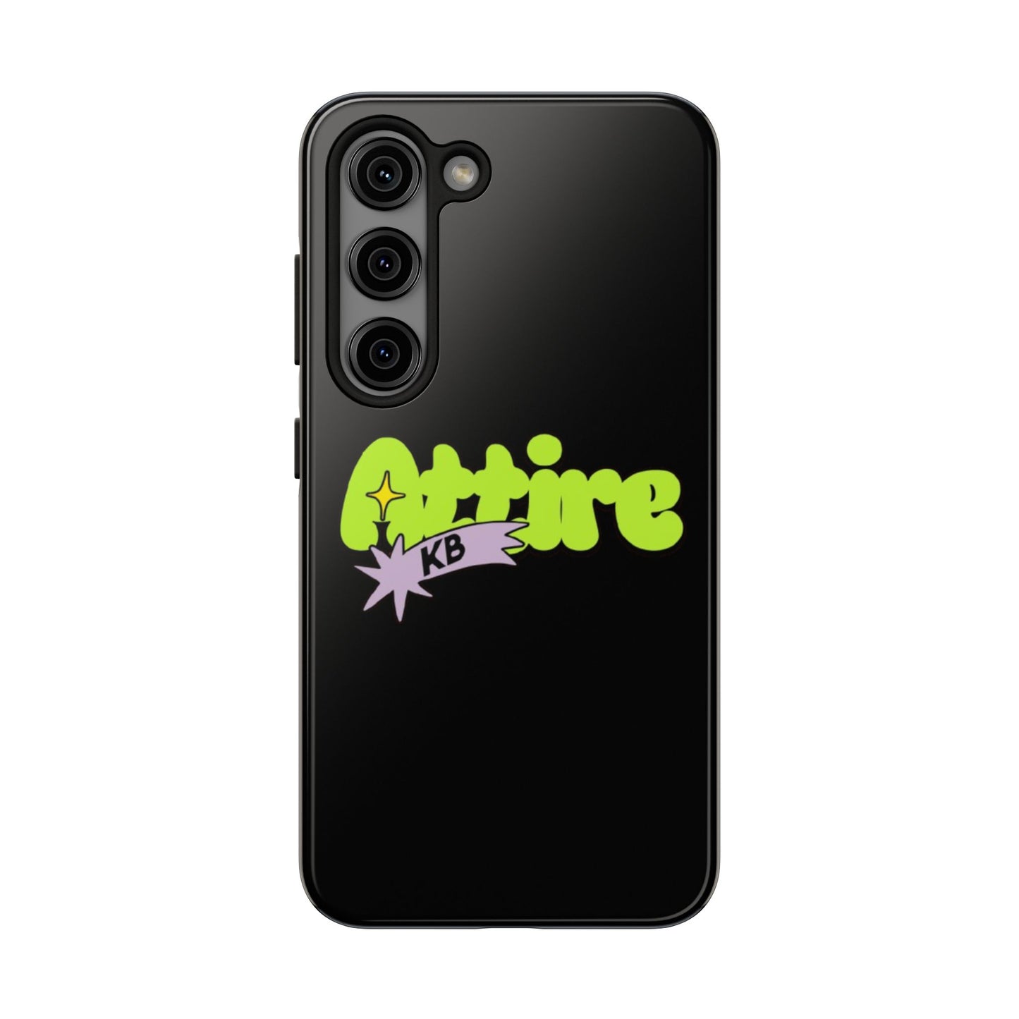 KB Attire Cartoon Phone Case (Black)