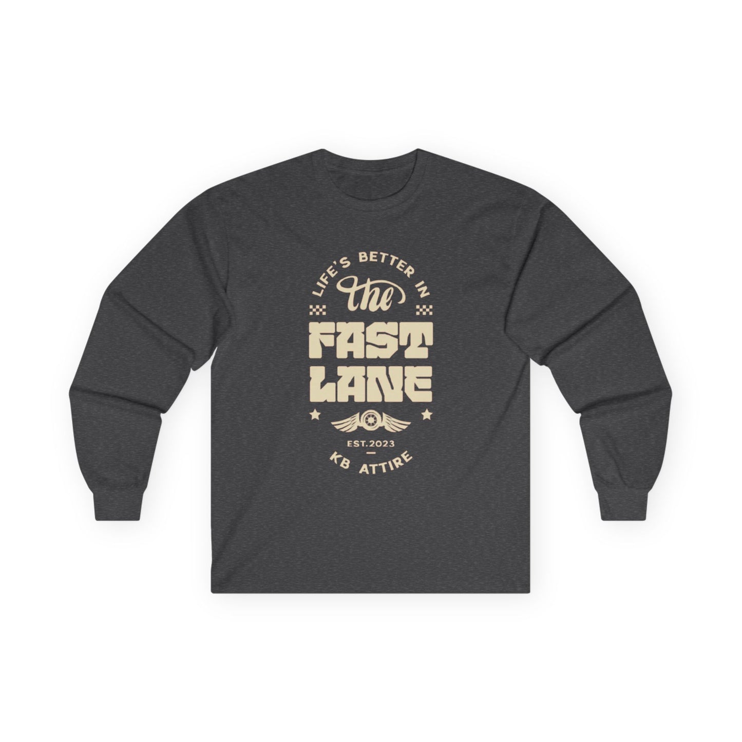 Unisex Long Sleeve 'Fast Lane' Tee